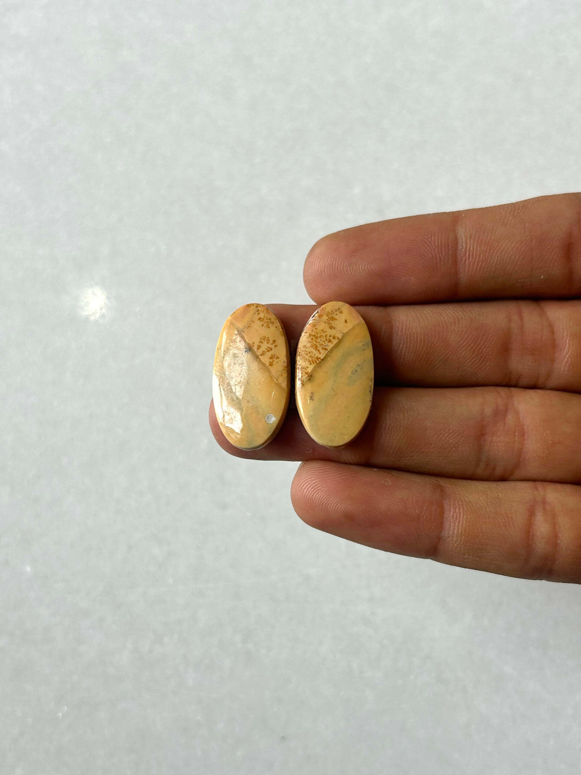 25mm Jasper Cabochon Pair – One of a Kind