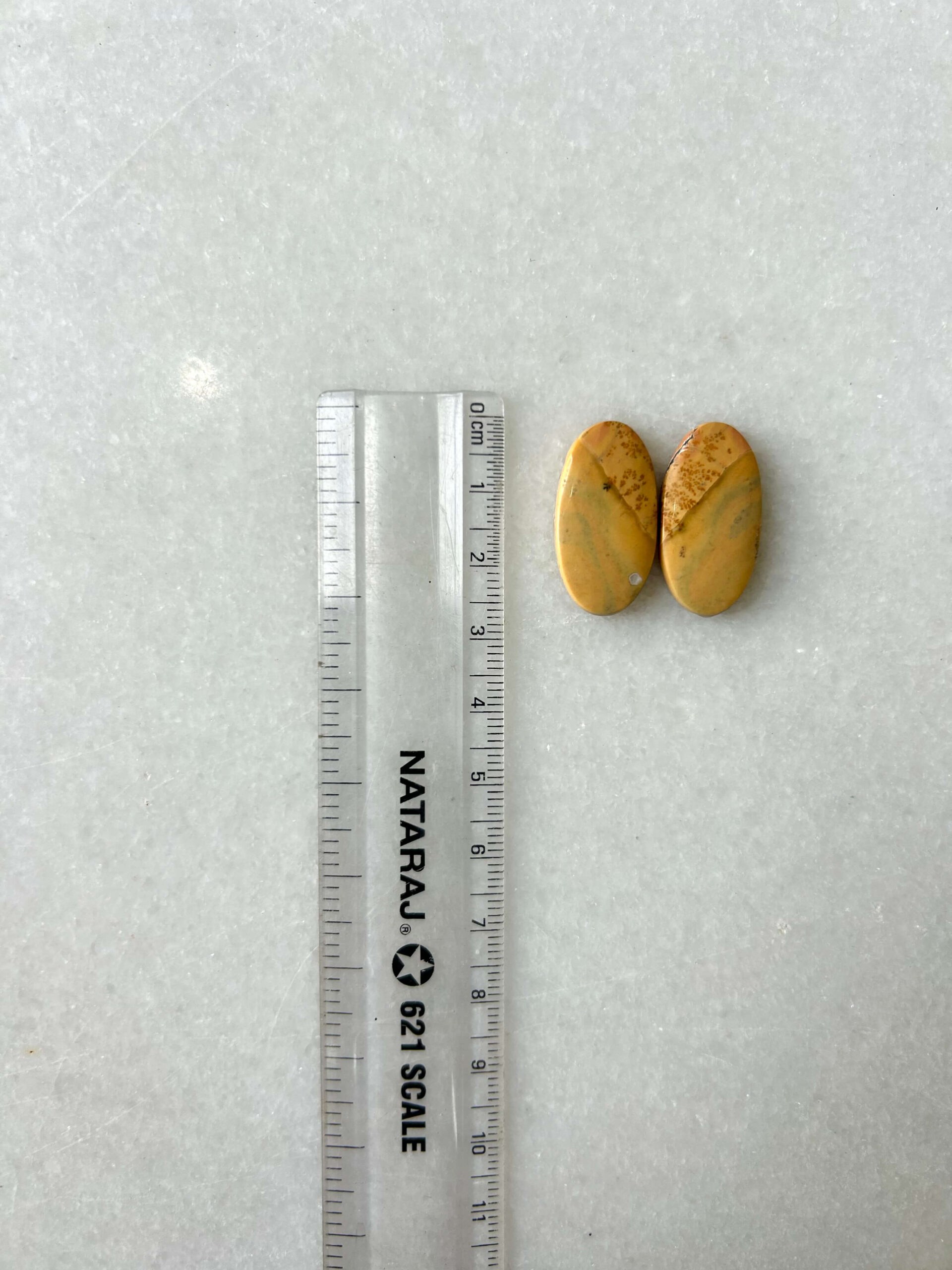 25mm Jasper Cabochon Pair – One of a Kind - Image 2