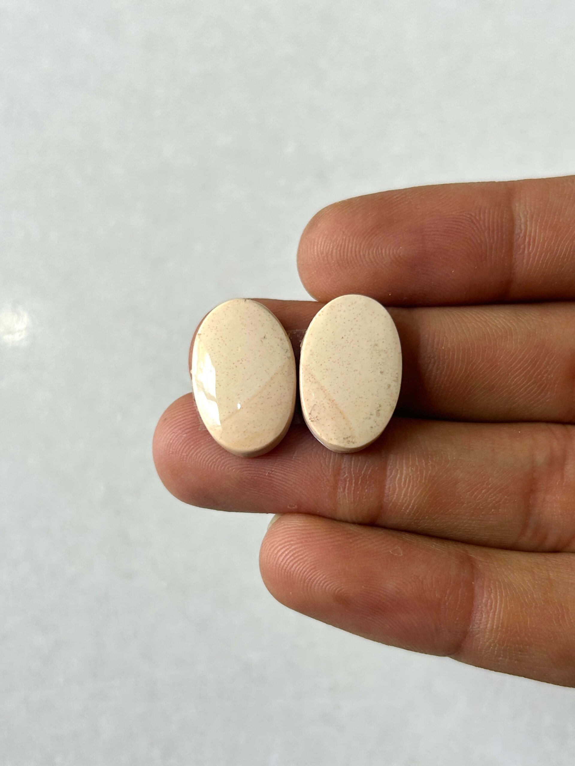 19mm Jasper Cabochon Pair – One of a Kind