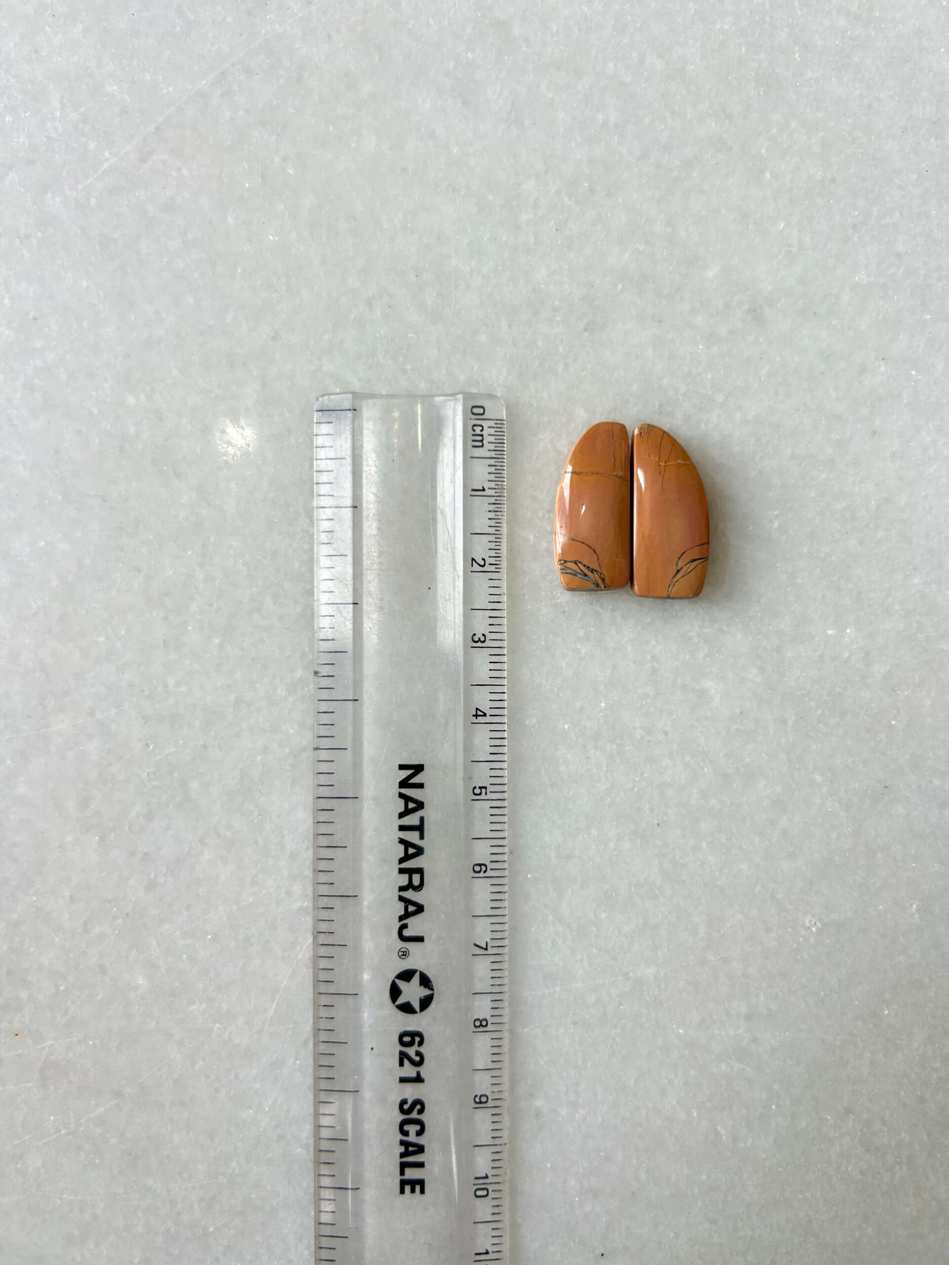 22mm Jasper Cabochon Pair – One of a Kind - Image 2