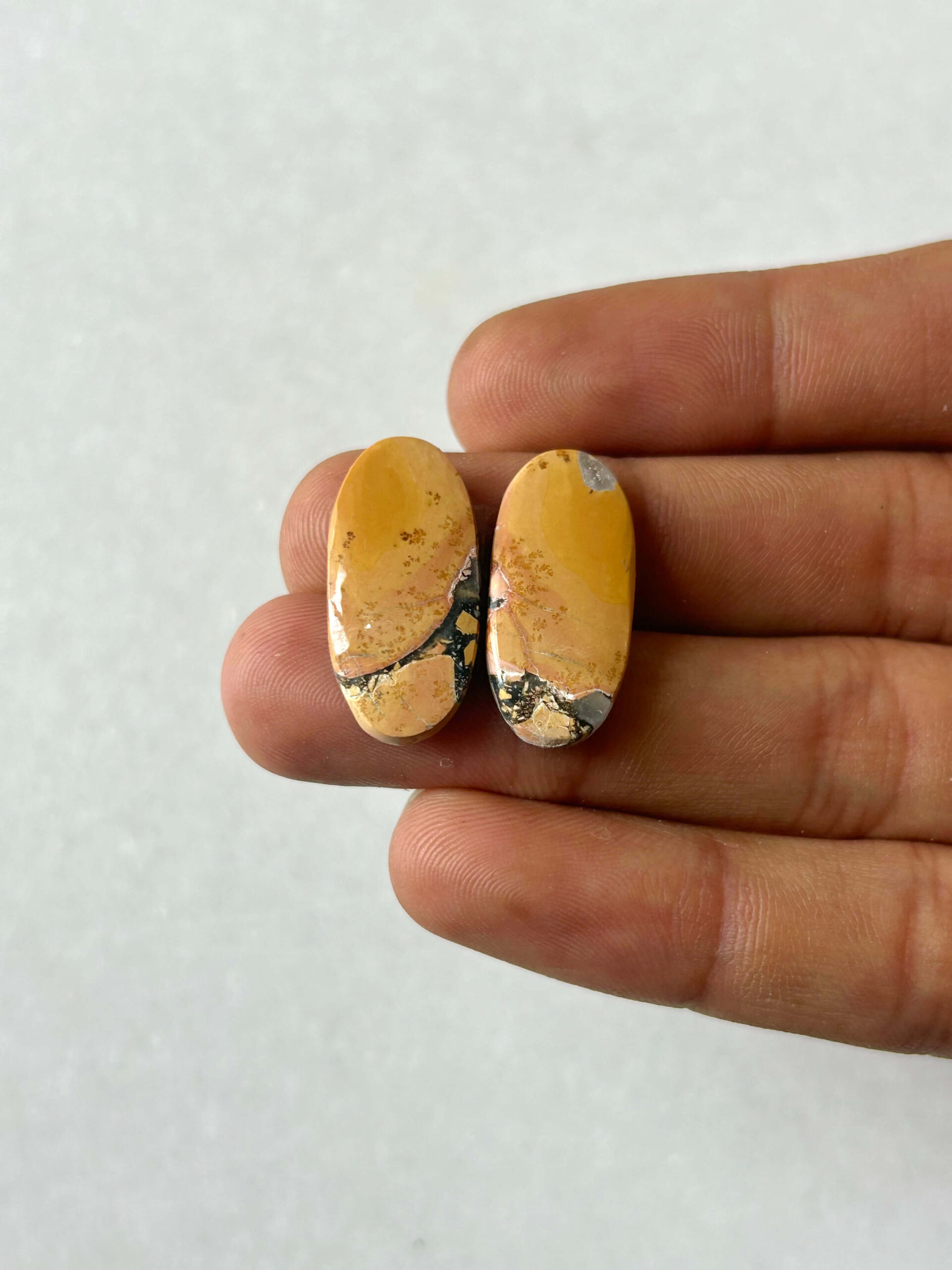 23mm Jasper Cabochon Pair – One of a Kind