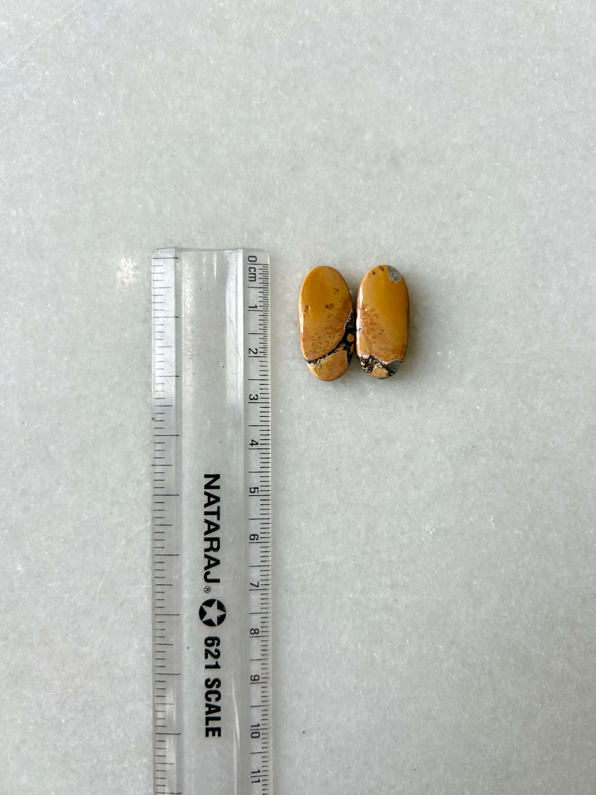 23mm Jasper Cabochon Pair – One of a Kind - Image 2