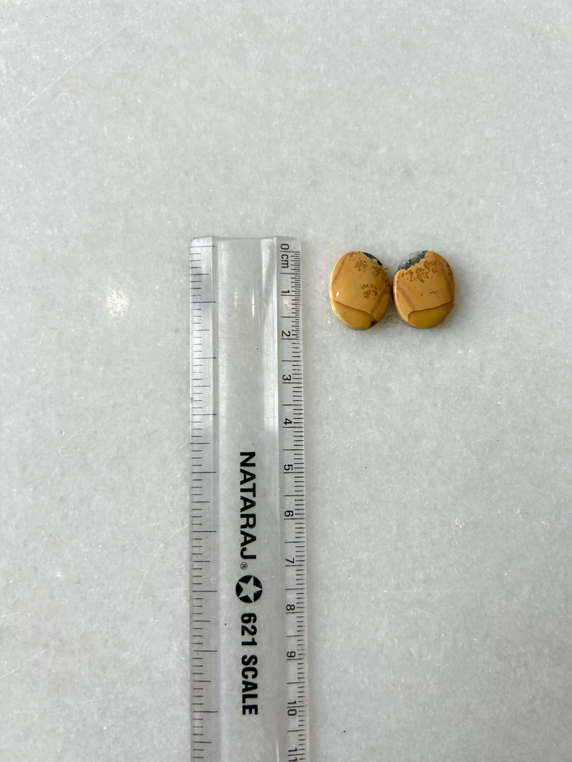 17mm Jasper Cabochon Pair – One of a Kind - Image 2