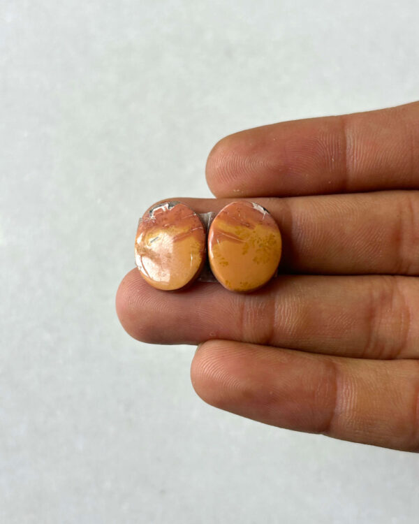 16mm Jasper Cabochon Pair – One of a Kind