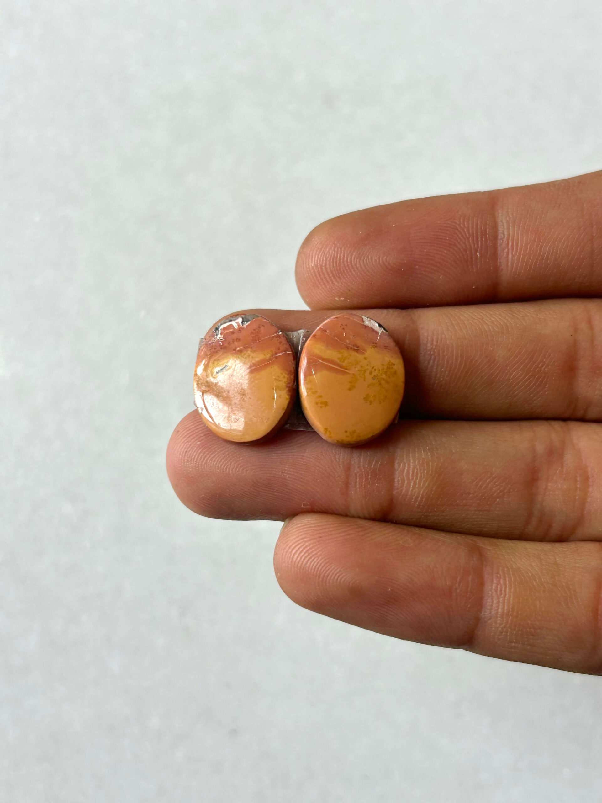 16mm Jasper Cabochon Pair – One of a Kind