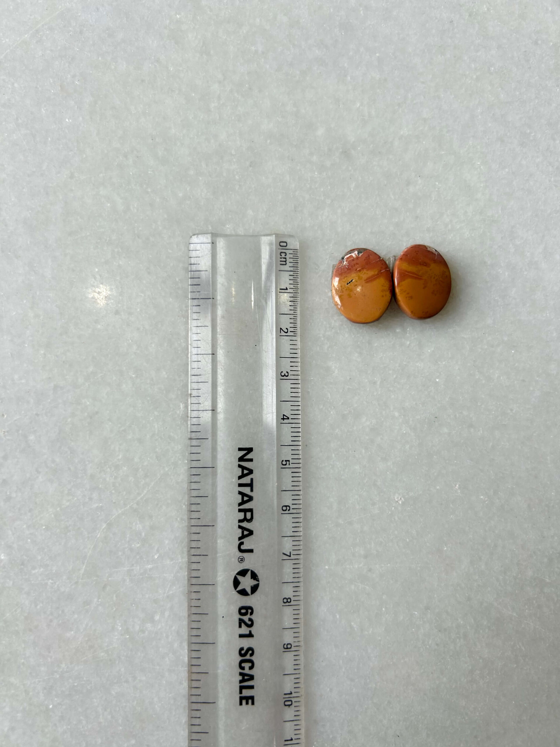 16mm Jasper Cabochon Pair – One of a Kind - Image 2