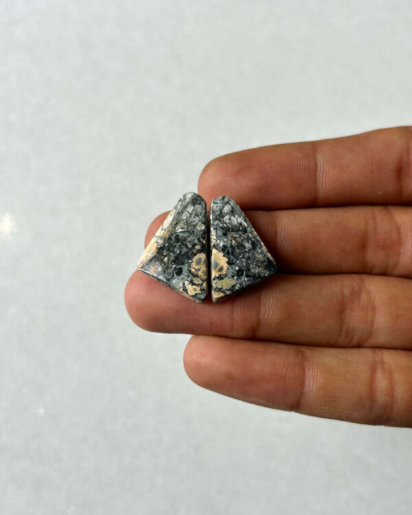 24mm Jasper Cabochon Pair – One of a Kind