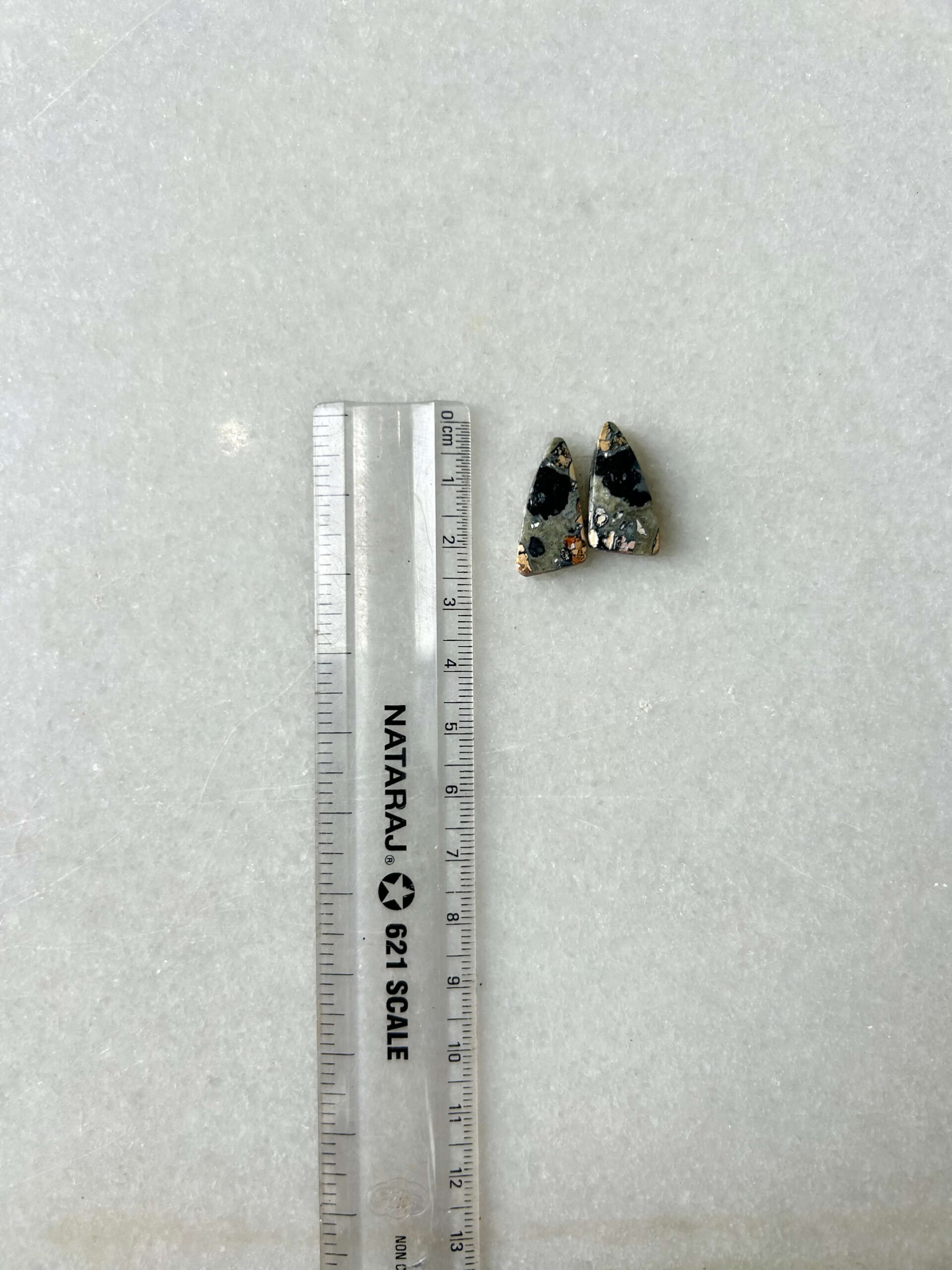 21mm Jasper Cabochon Pair – One of a Kind - Image 2