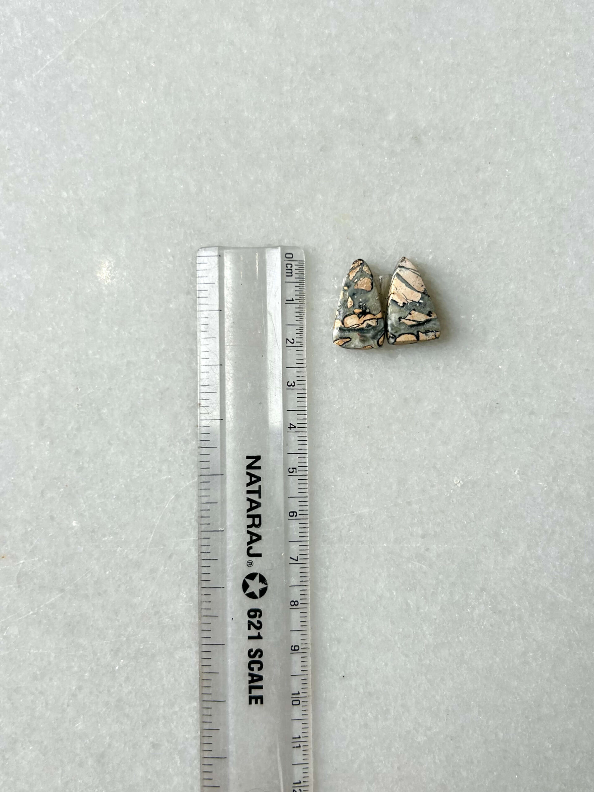 20mm Jasper Cabochon Pair – One of a Kind - Image 2