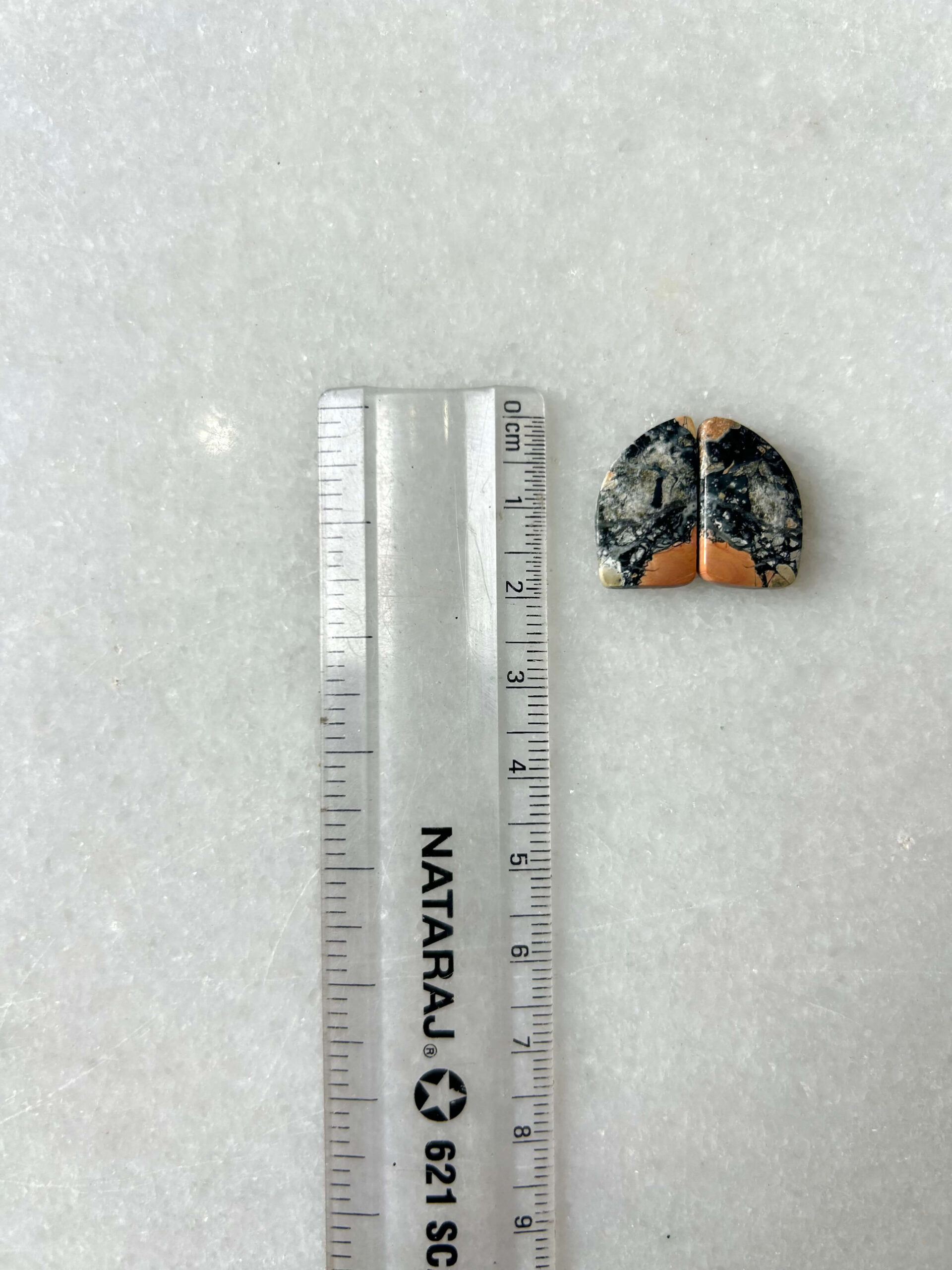 18mm Jasper Cabochon Pair – One of a Kind - Image 2