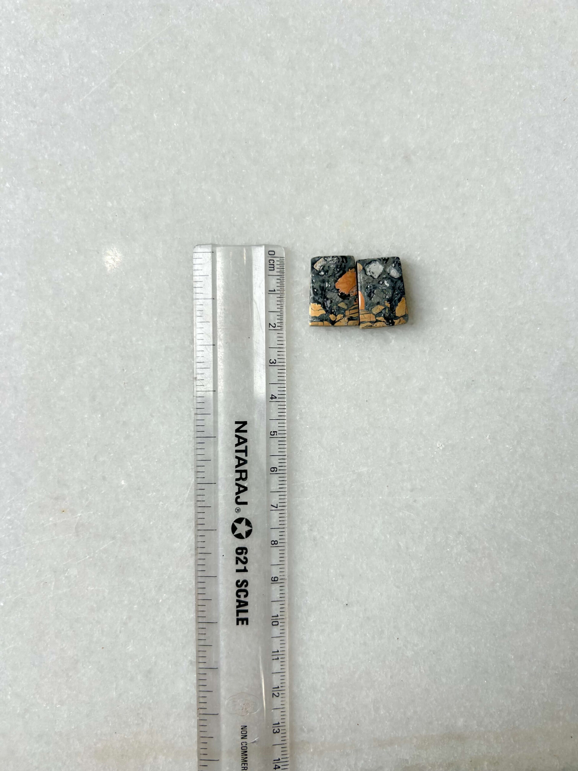 19mm Jasper Cabochon Pair – One of a Kind - Image 2