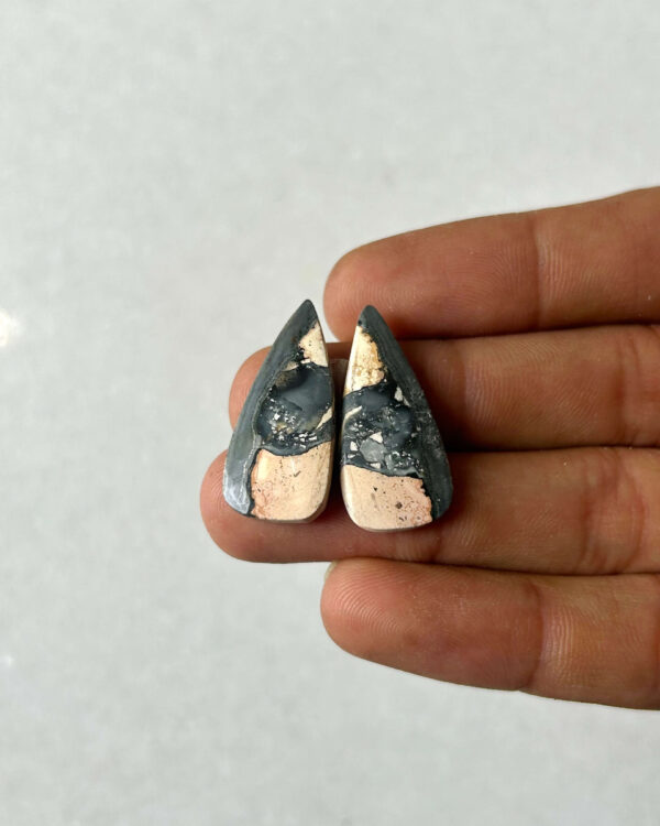 28mm Jasper Cabochon Pair – One of a Kind