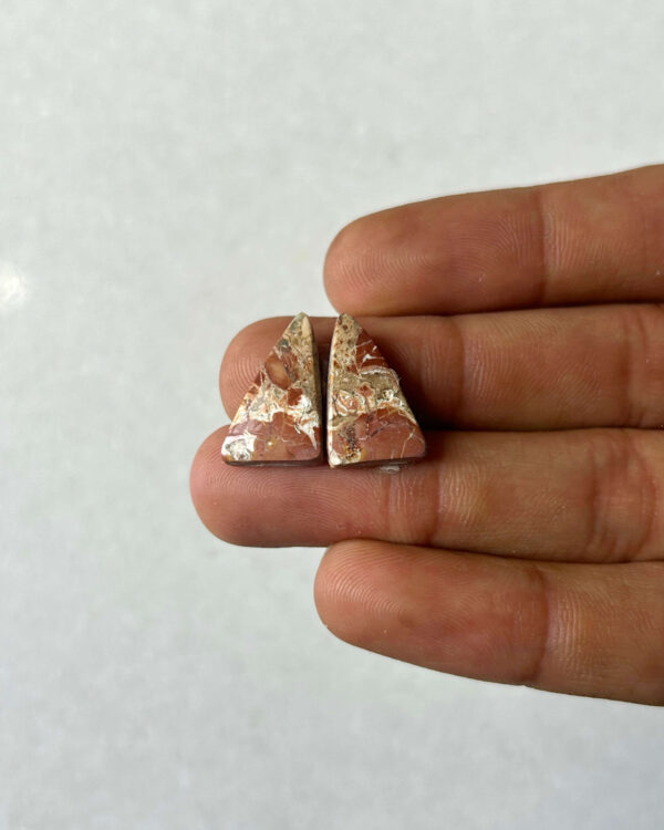 18mm Jasper Cabochon Pair – One of a Kind