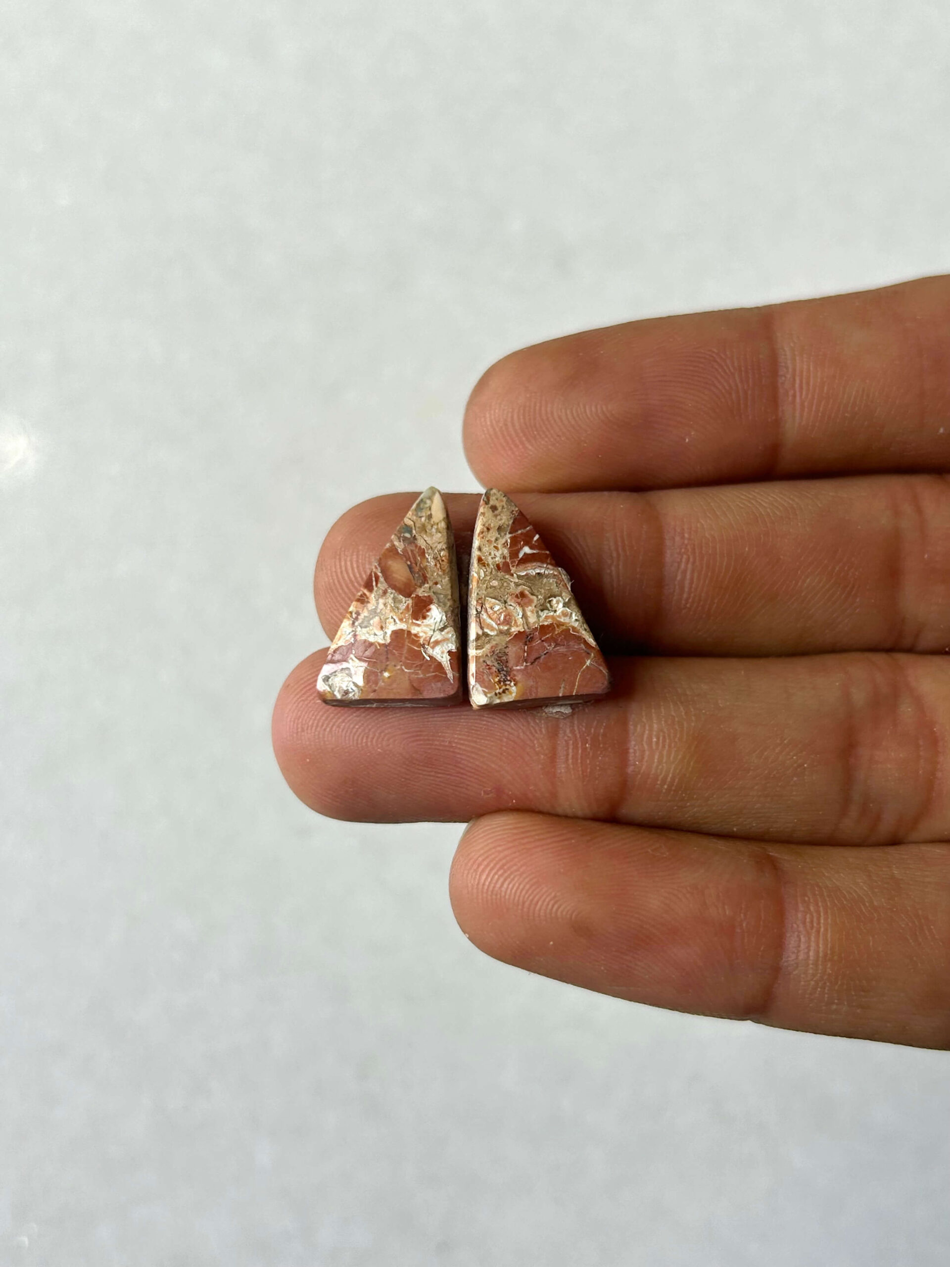 18mm Jasper Cabochon Pair – One of a Kind