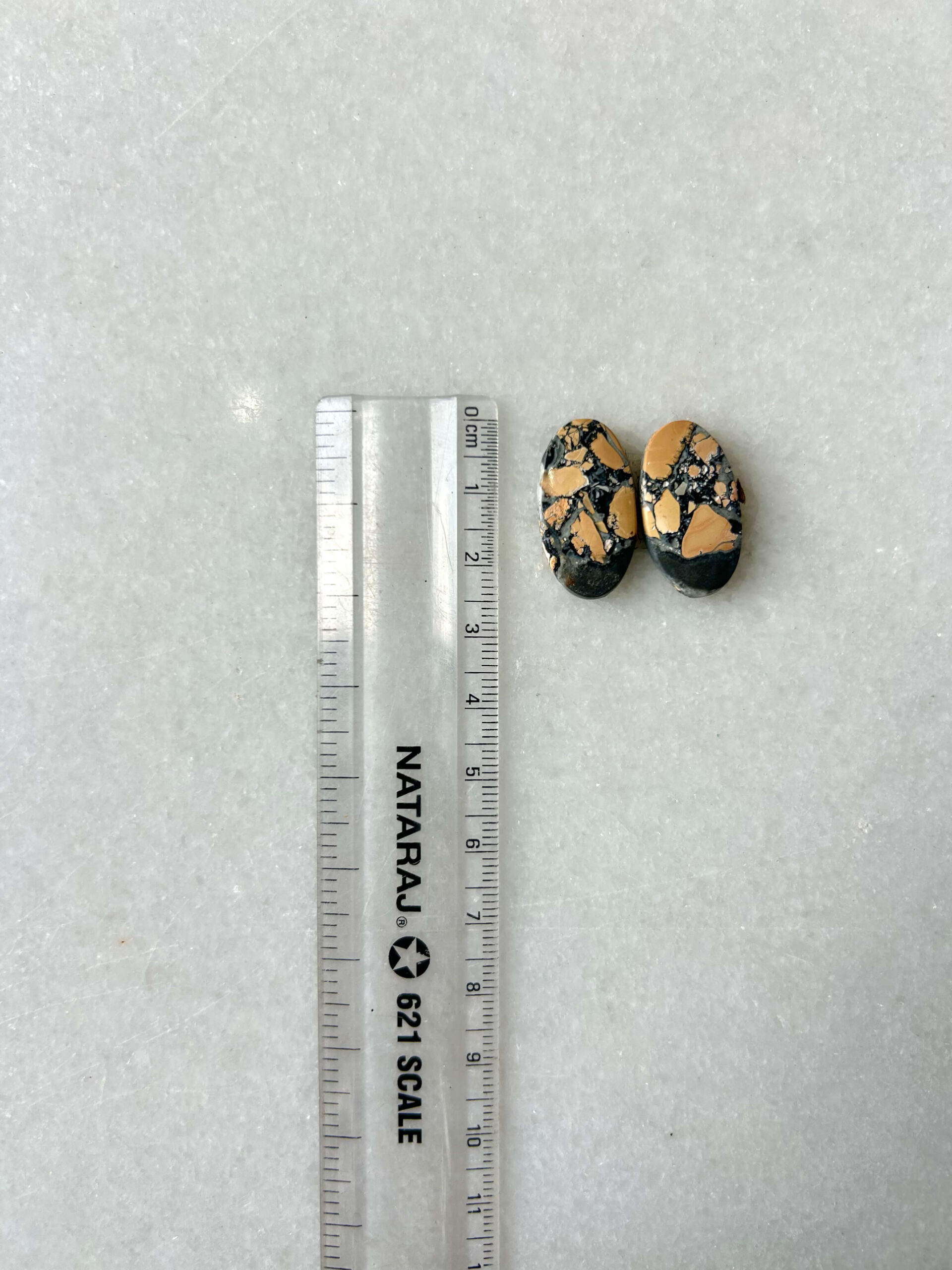 23mm Jasper Cabochon Pair – One of a Kind - Image 2