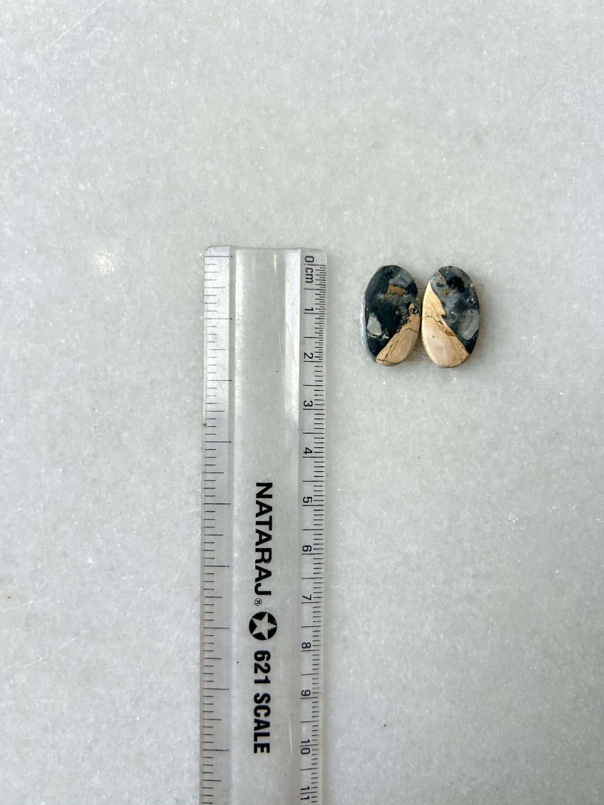 20mm Jasper Cabochon Pair – One of a Kind - Image 2