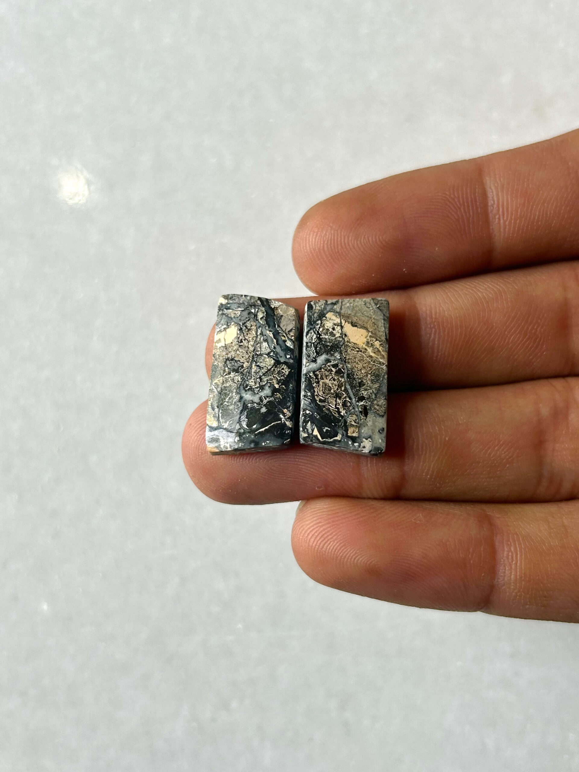 21mm Jasper Cabochon Pair – One of a Kind