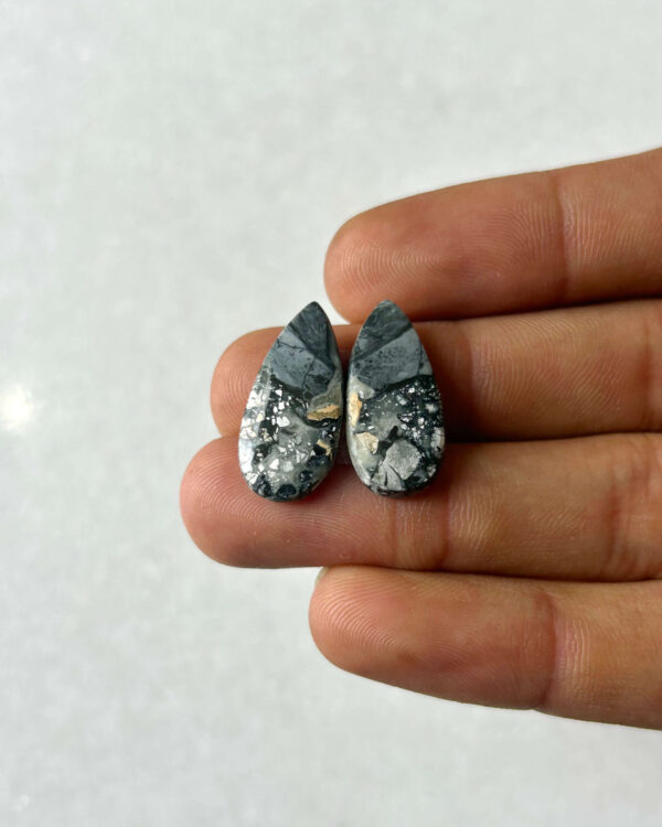 21mm Jasper Cabochon Pair – One of a Kind