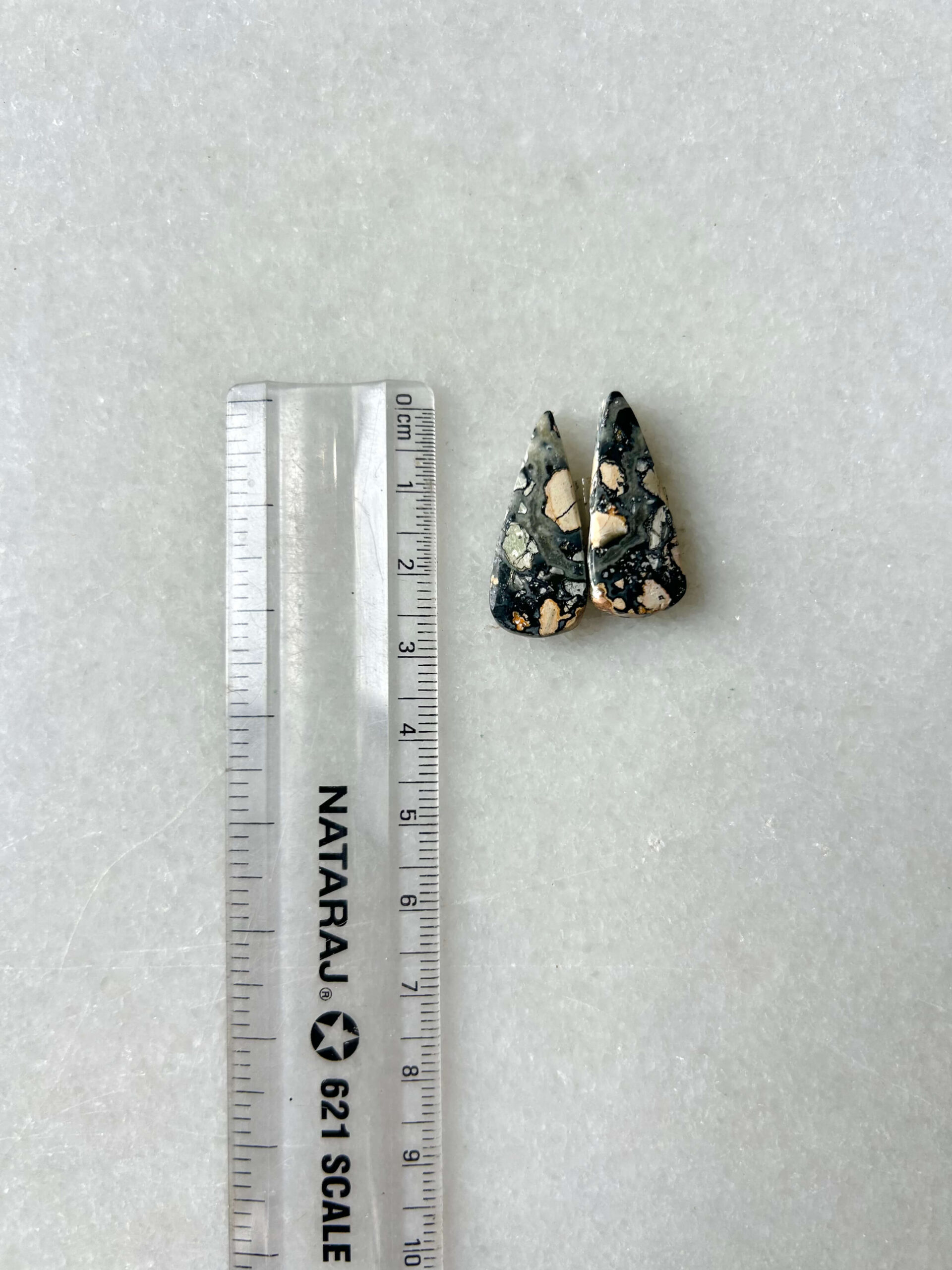 26mm Jasper Cabochon Pair – One of a Kind - Image 2