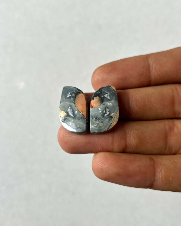 21mm Jasper Cabochon Pair – One of a Kind