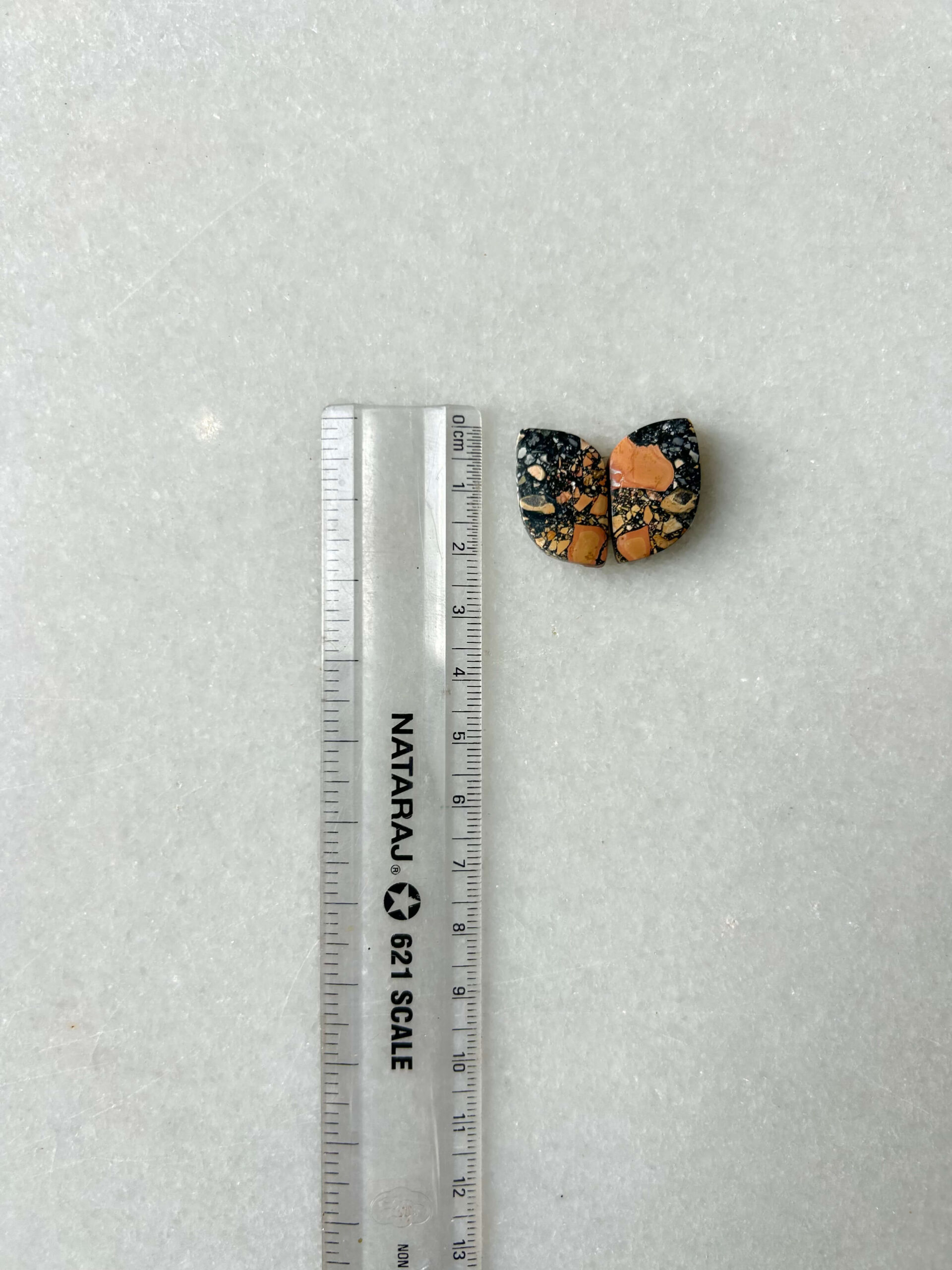 24mm Jasper Cabochon Pair – One of a Kind - Image 2