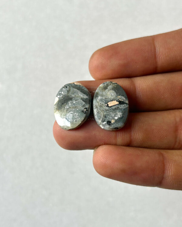 18mm Jasper Cabochon Pair – One of a Kind