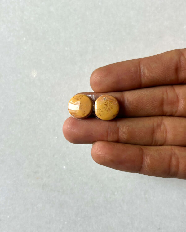 12mm Jasper Cabochon Pair – One of a Kind