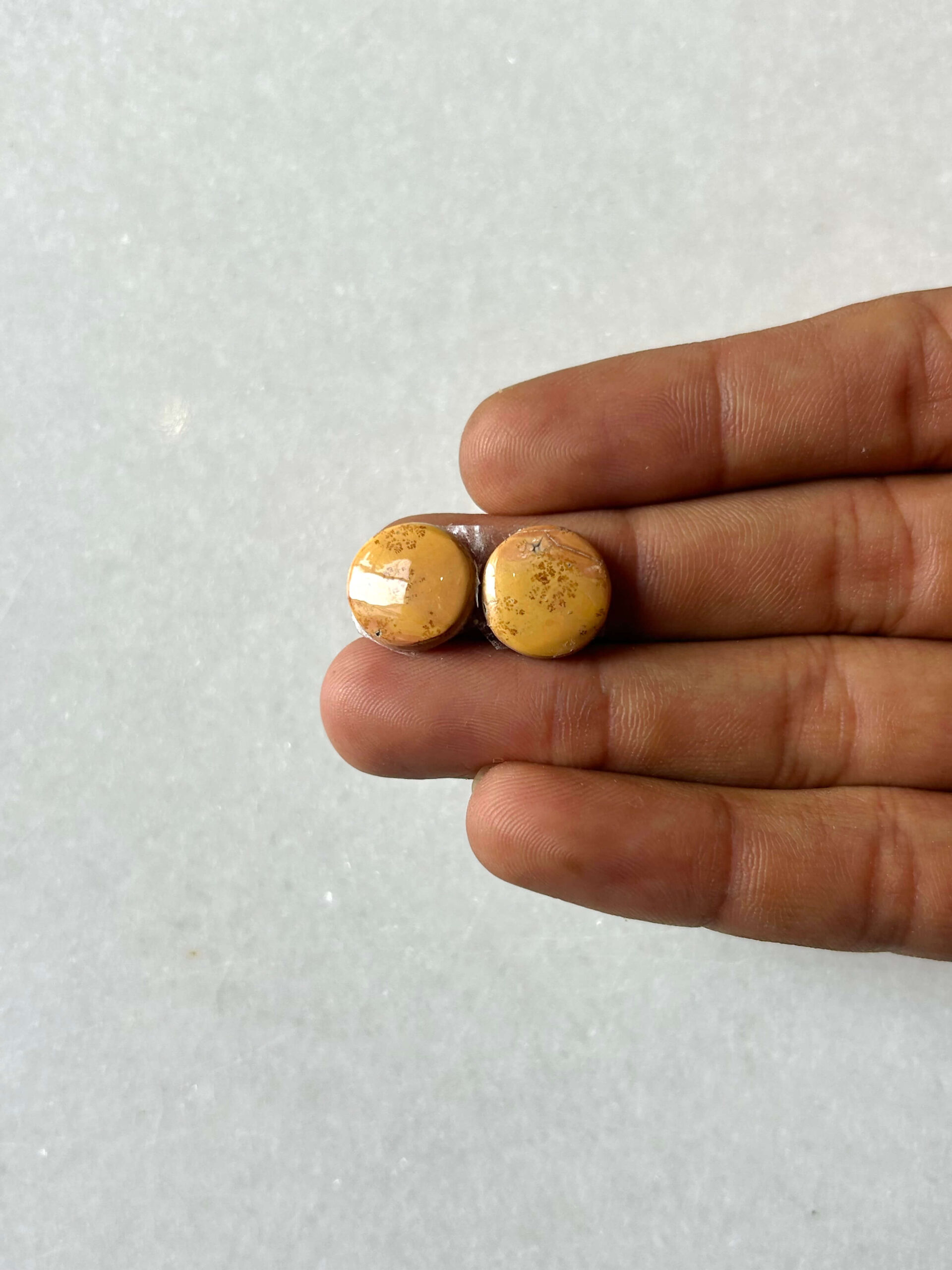 12mm Jasper Cabochon Pair – One of a Kind