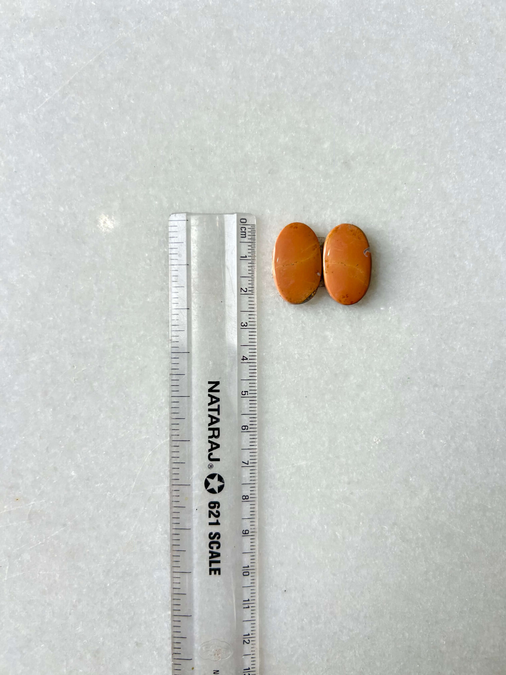 22mm Jasper Cabochon Pair – One of a Kind - Image 2