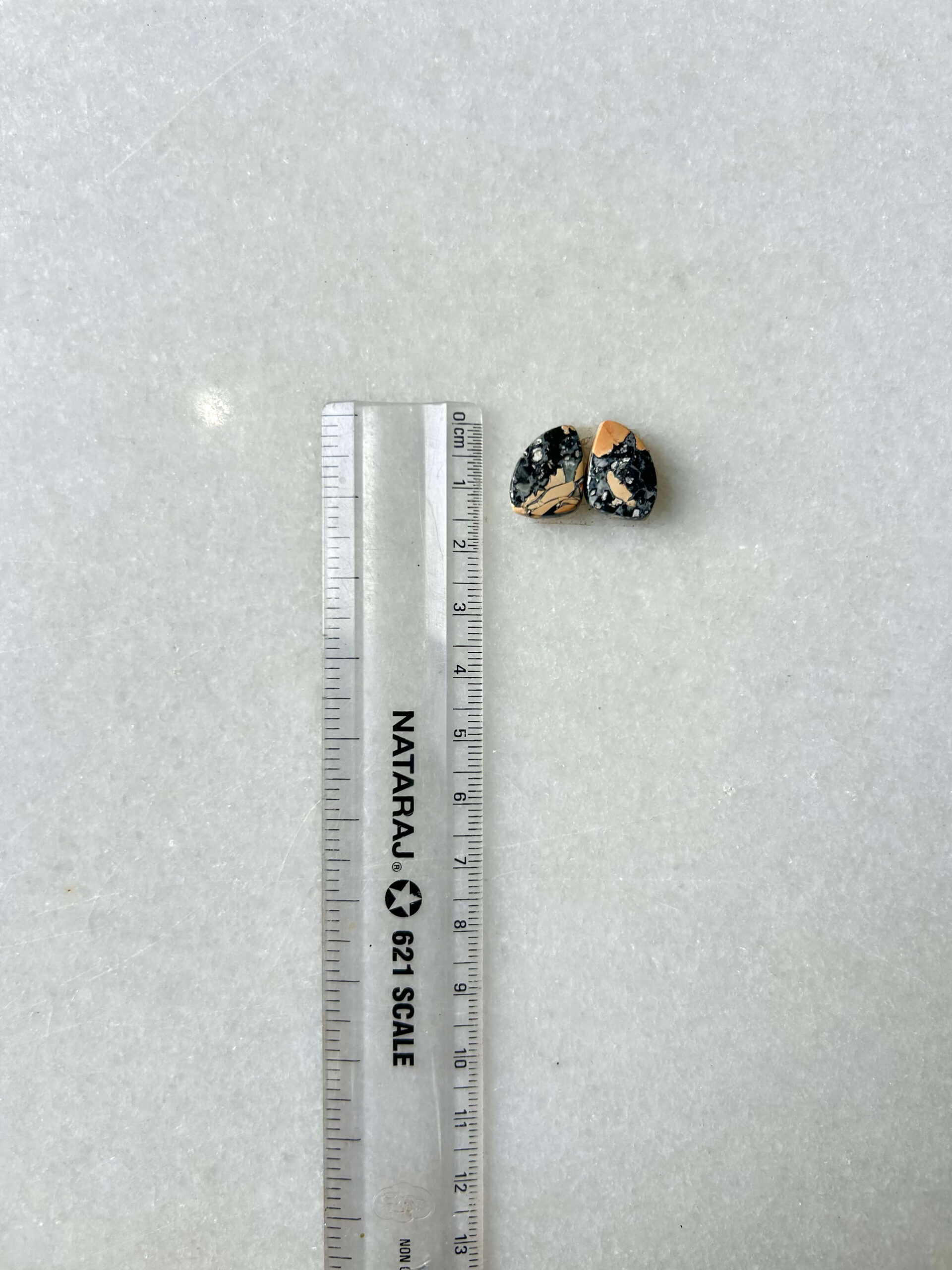 15mm Jasper Cabochon Pair – One of a Kind - Image 2