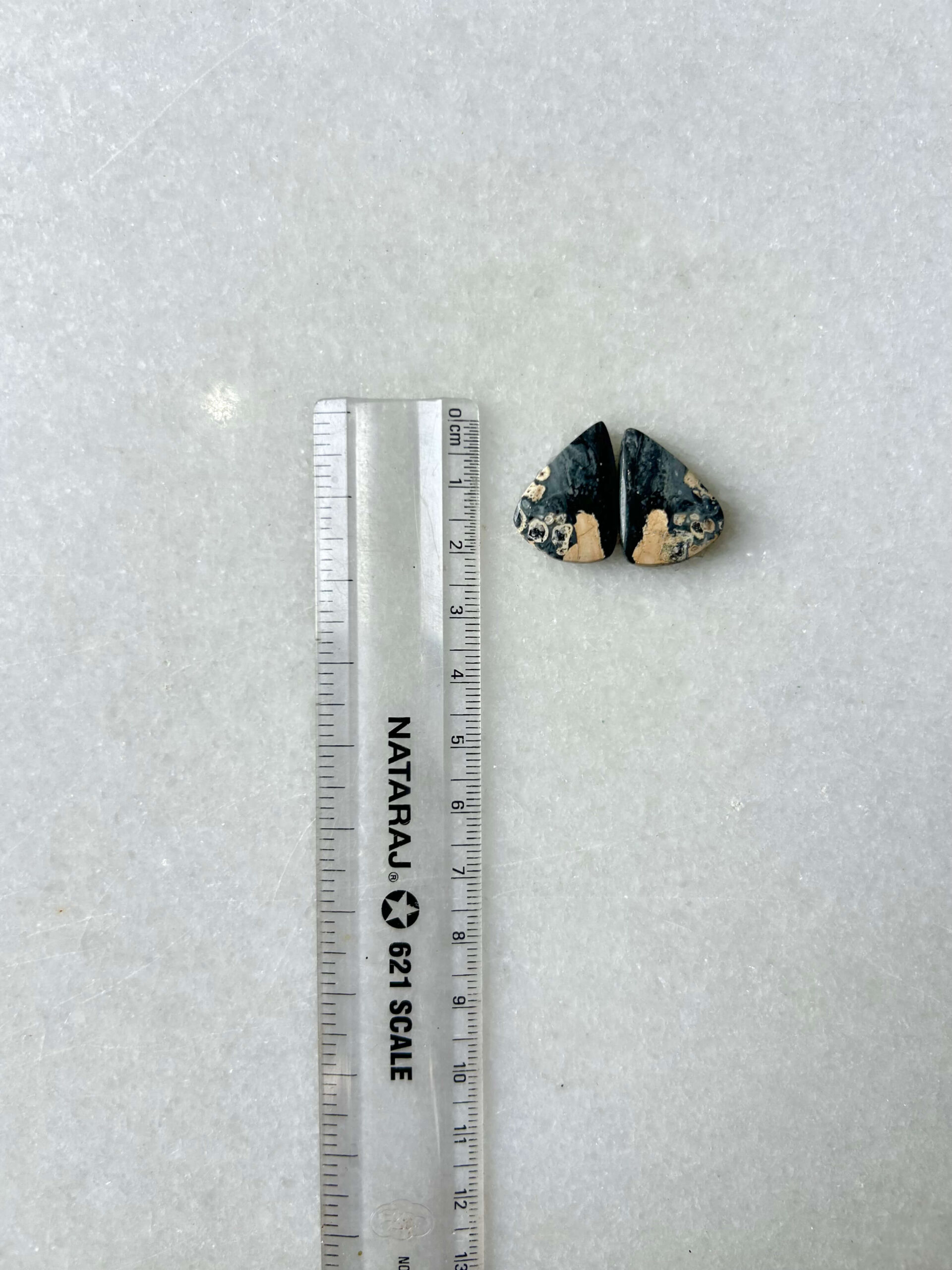 24mm Jasper Cabochon Pair – One of a Kind - Image 2