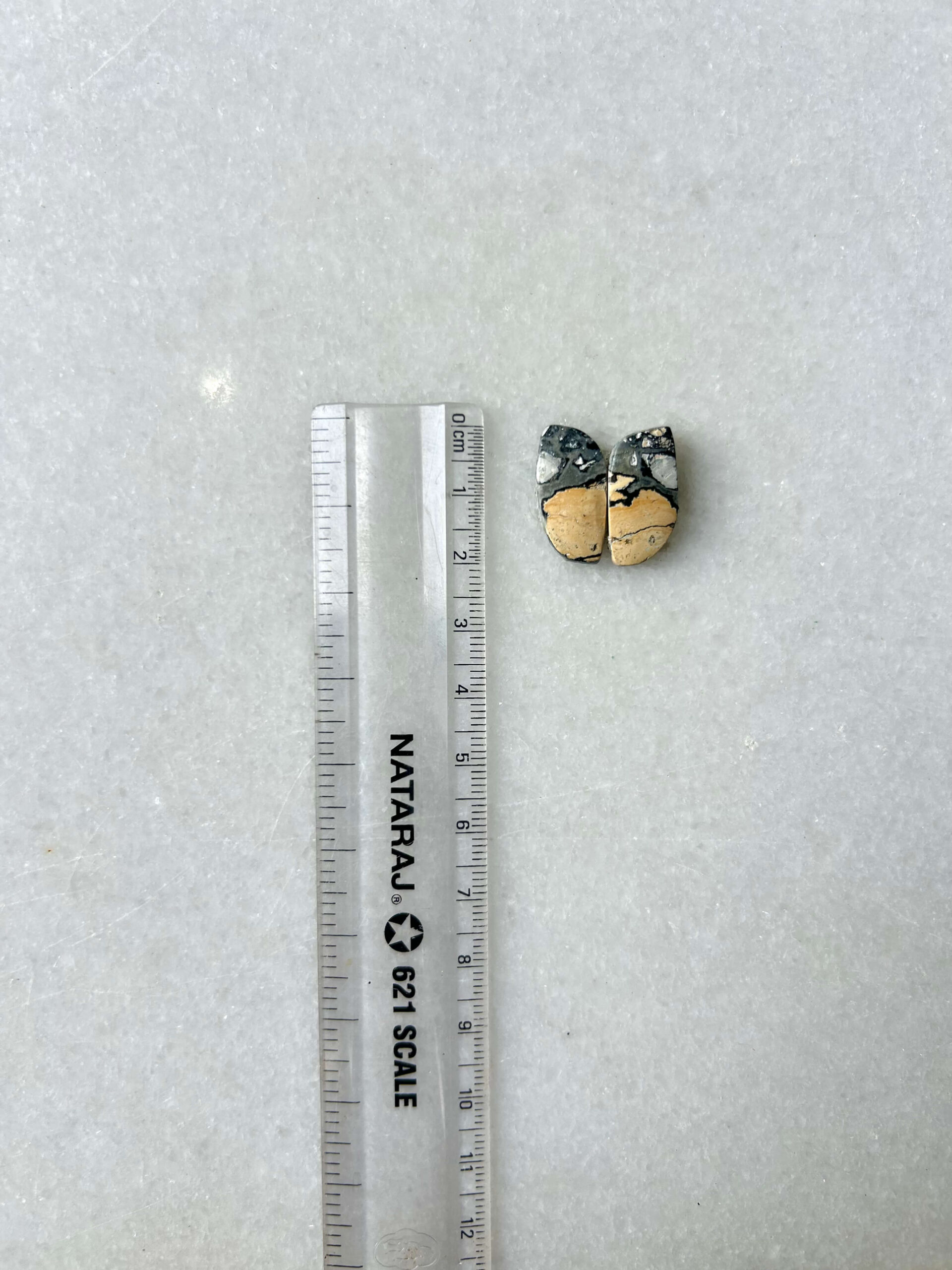 19mm Jasper Cabochon Pair – One of a Kind - Image 2