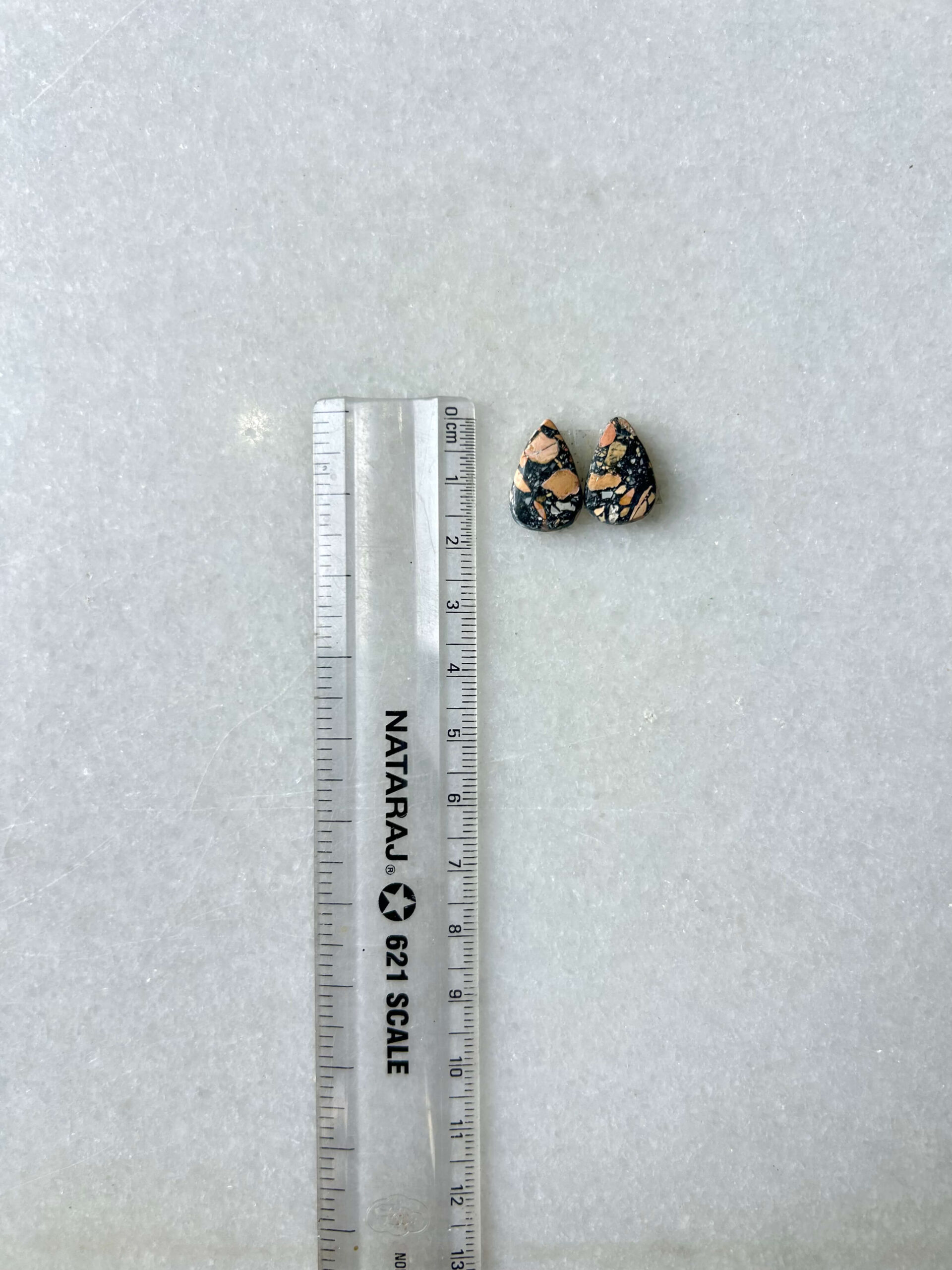 16mm Jasper Cabochon Pair – One of a Kind - Image 2