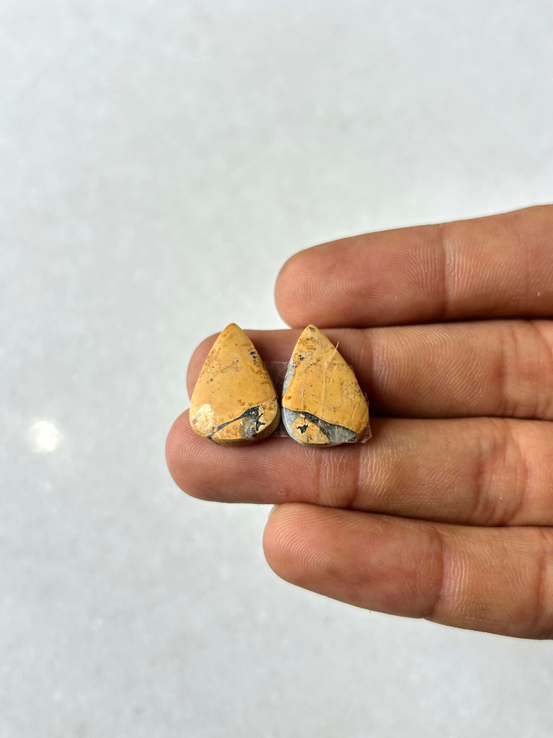 19mm Jasper Cabochon Pair – One of a Kind