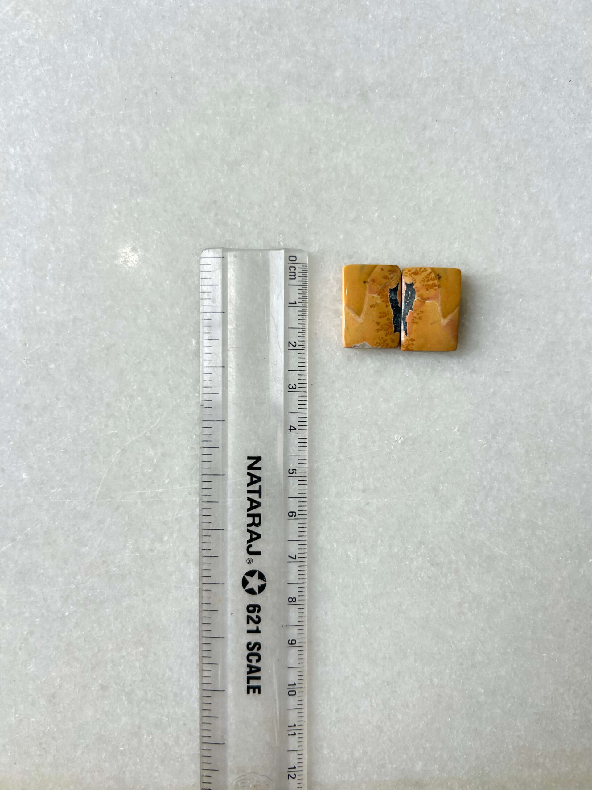 19mm Jasper Cabochon Pair – One of a Kind - Image 2