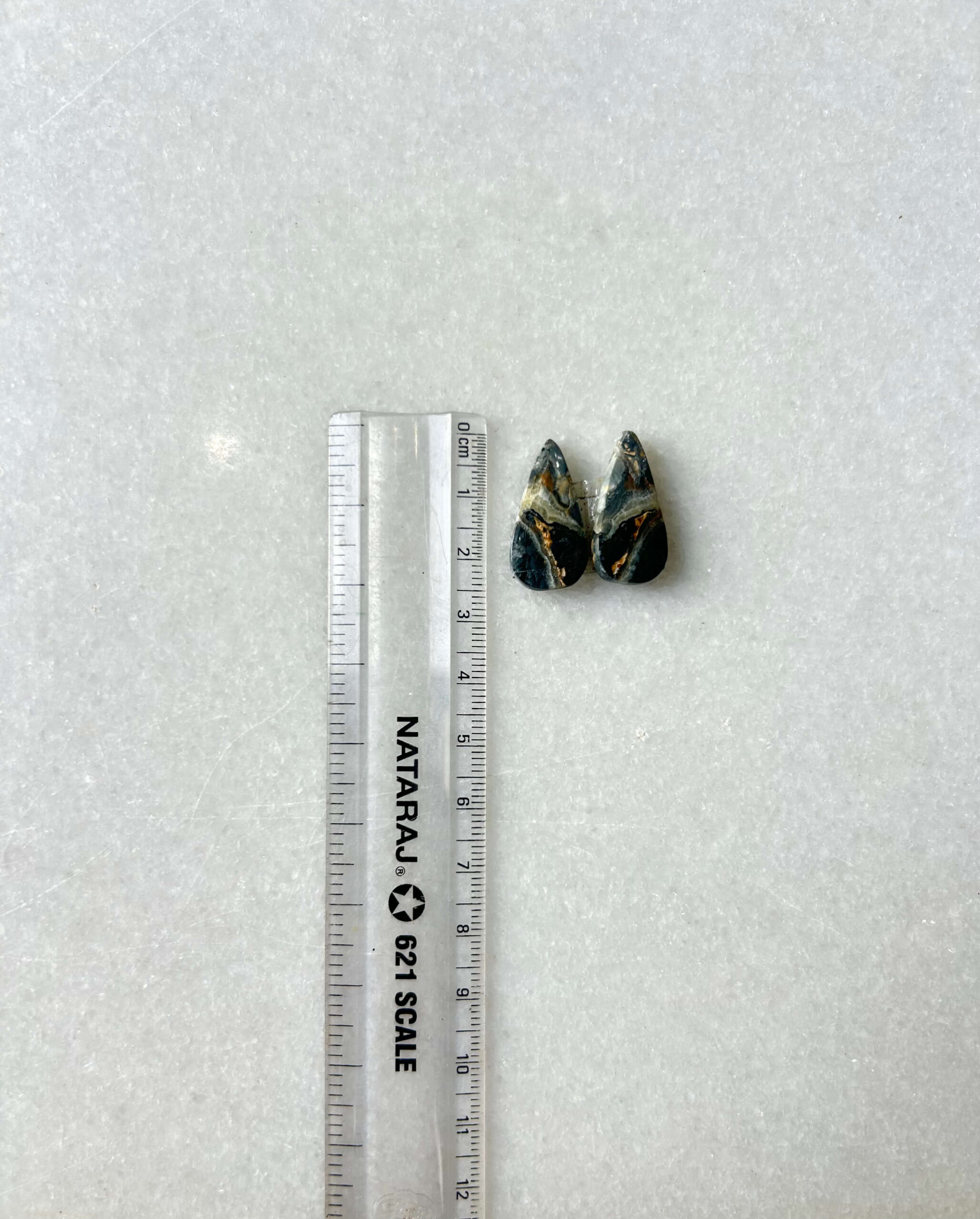 23mm Jasper Cabochon Pair – One of a Kind - Image 2
