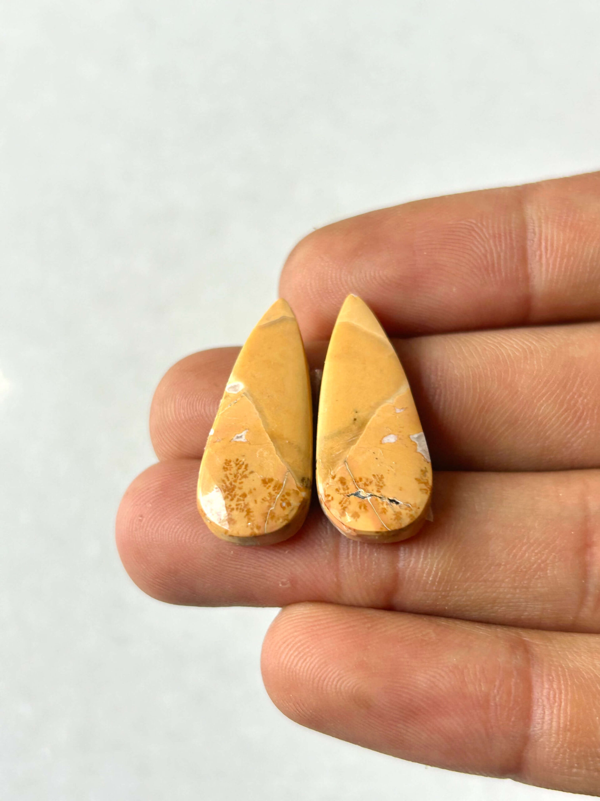 26mm Jasper Cabochon Pair – One of a Kind