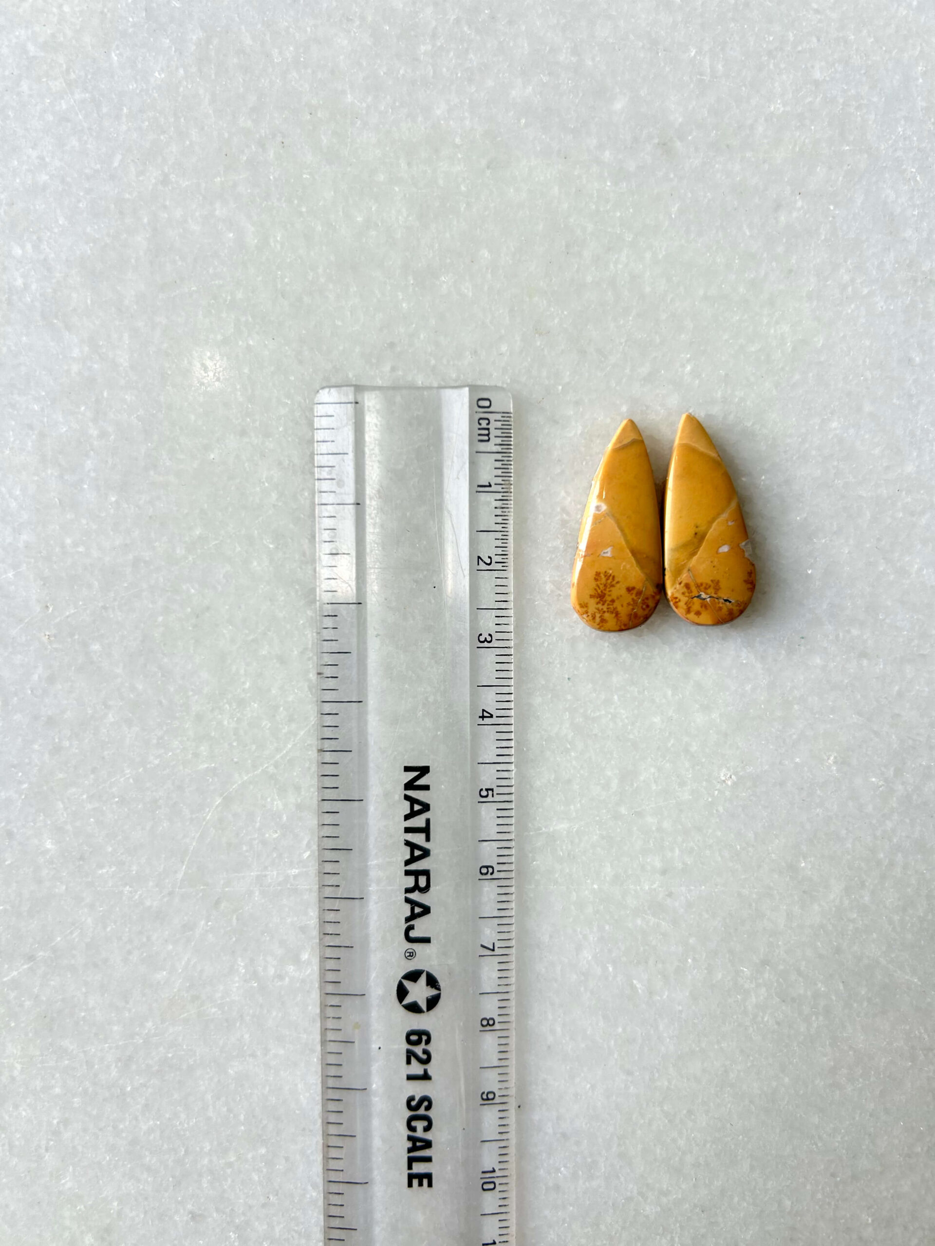 26mm Jasper Cabochon Pair – One of a Kind - Image 2