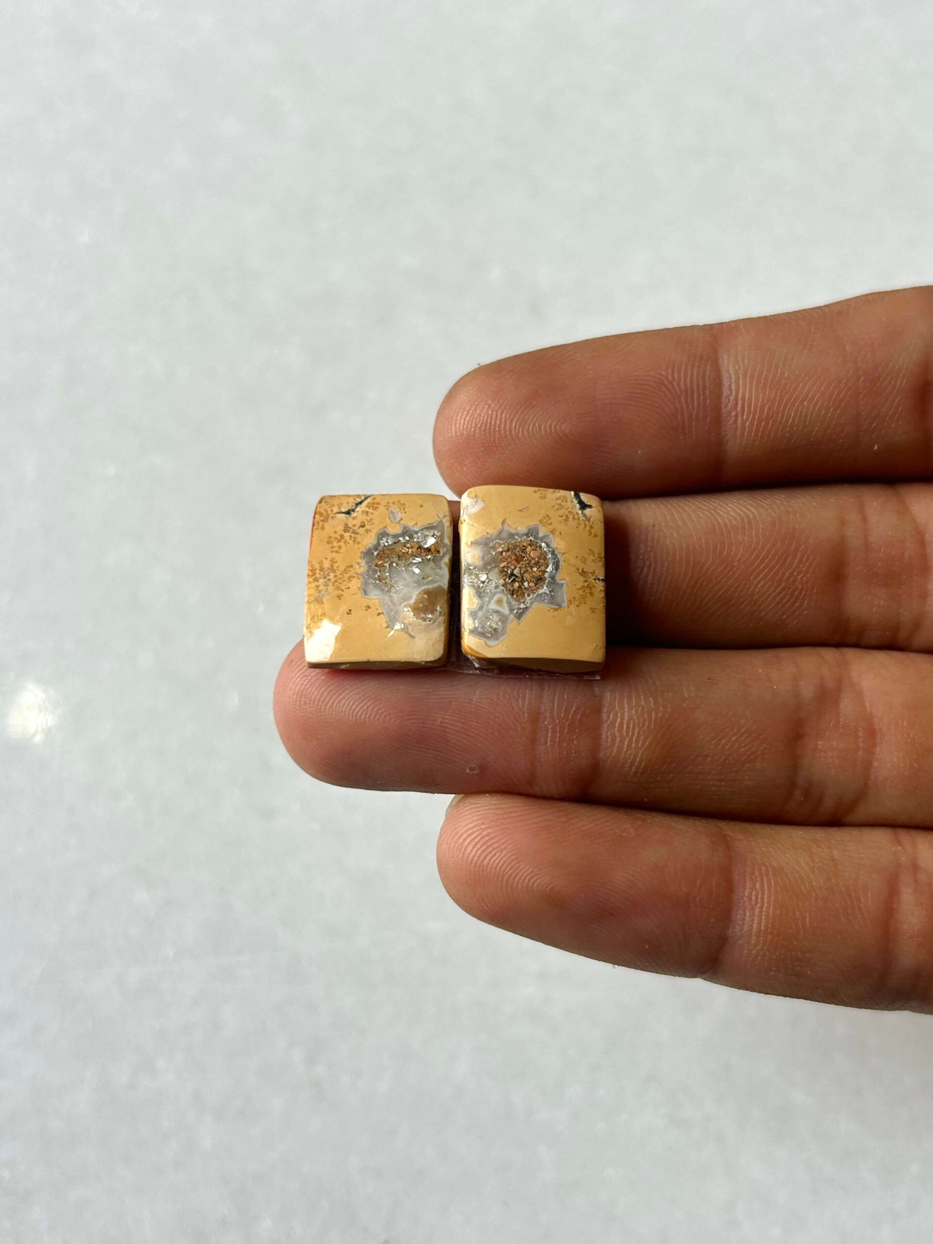 17mm Jasper Cabochon Pair – One of a Kind