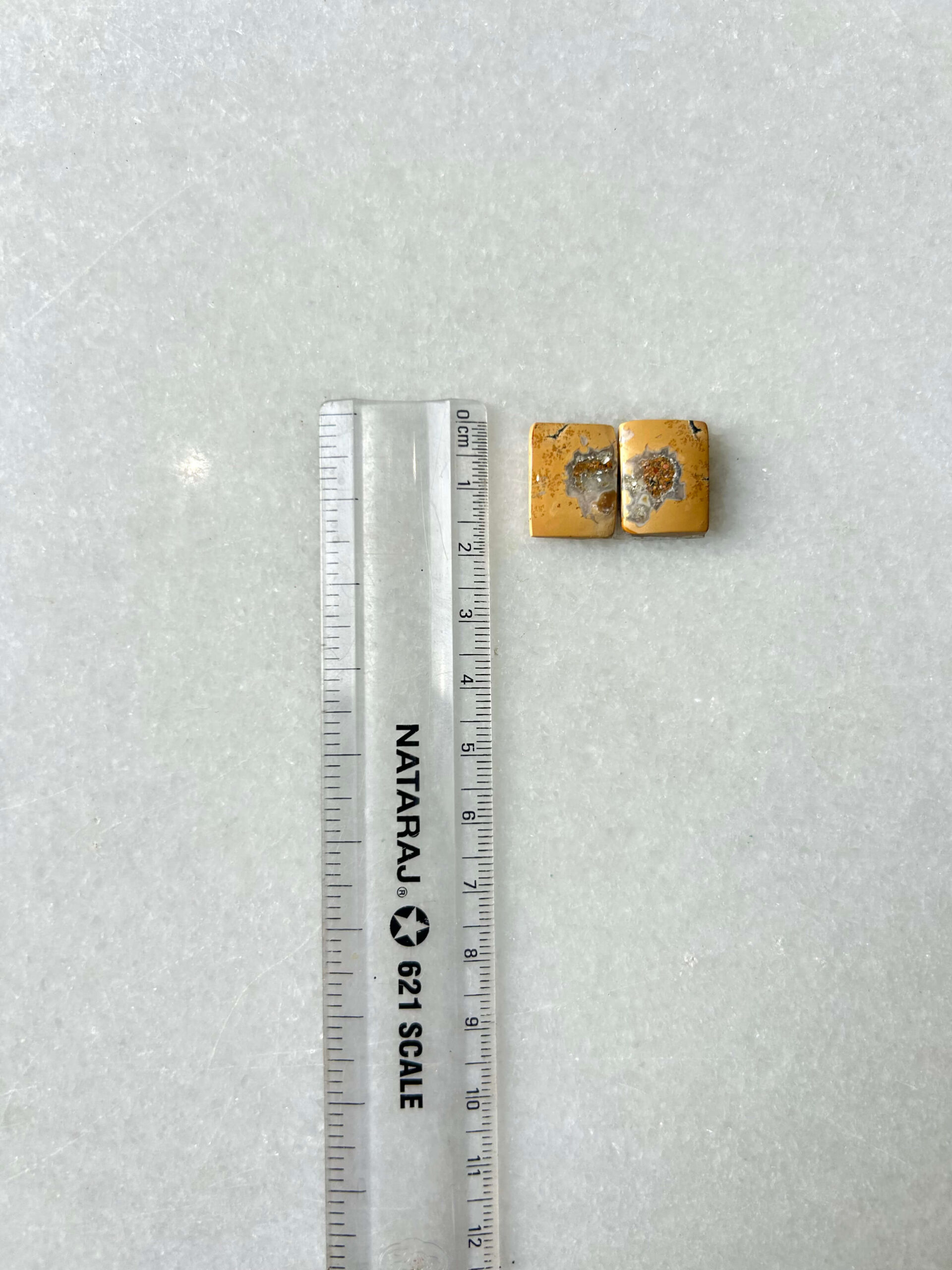 17mm Jasper Cabochon Pair – One of a Kind - Image 2