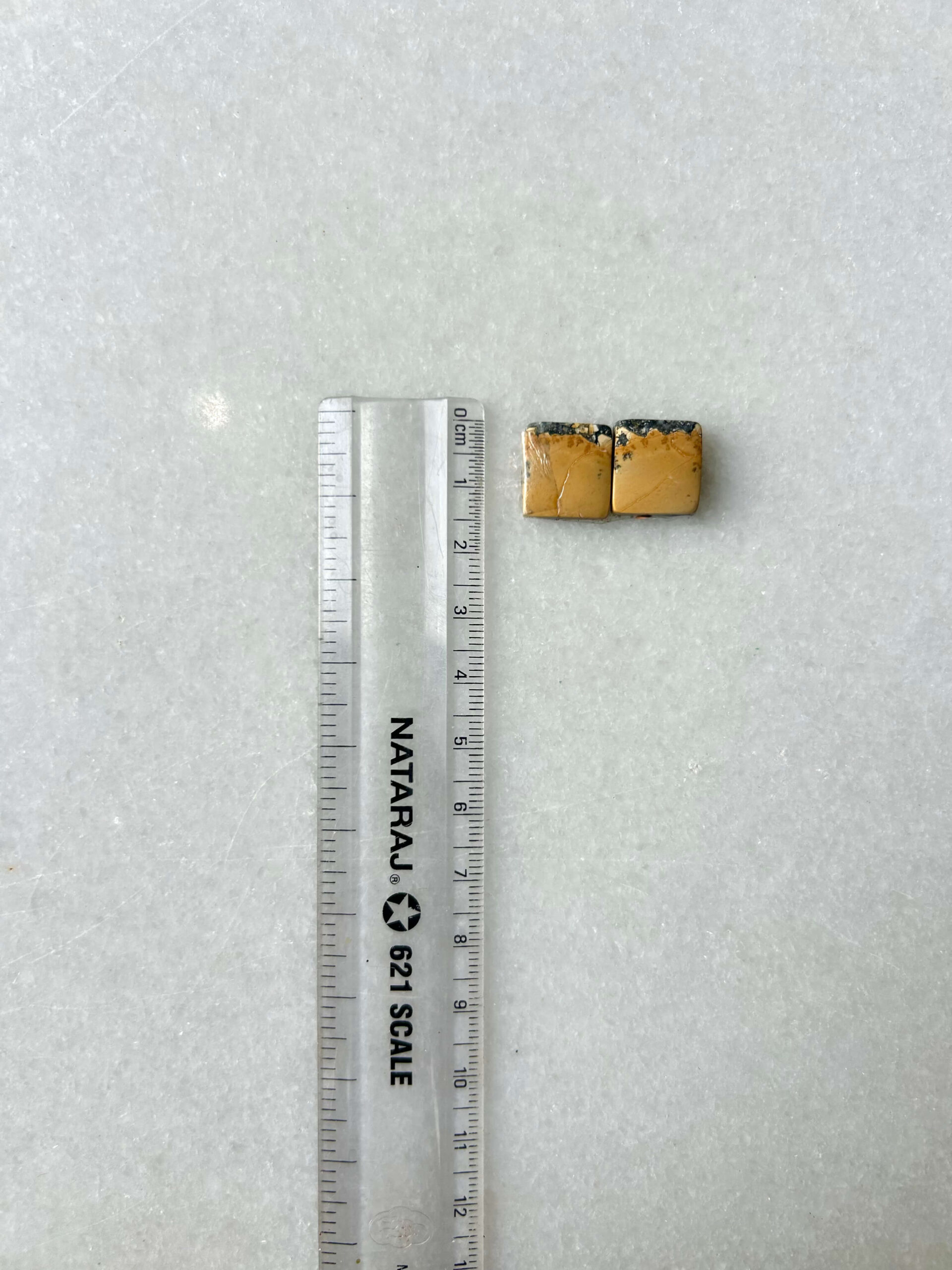 15mm Jasper Cabochon Pair – One of a Kind - Image 2