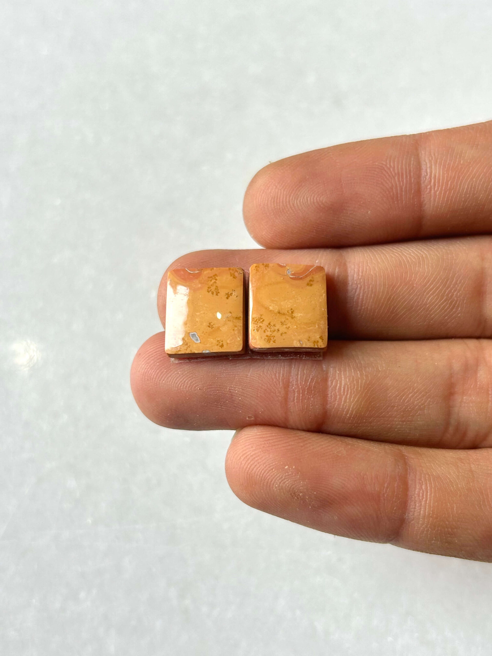 13mm Jasper Cabochon Pair – One of a Kind