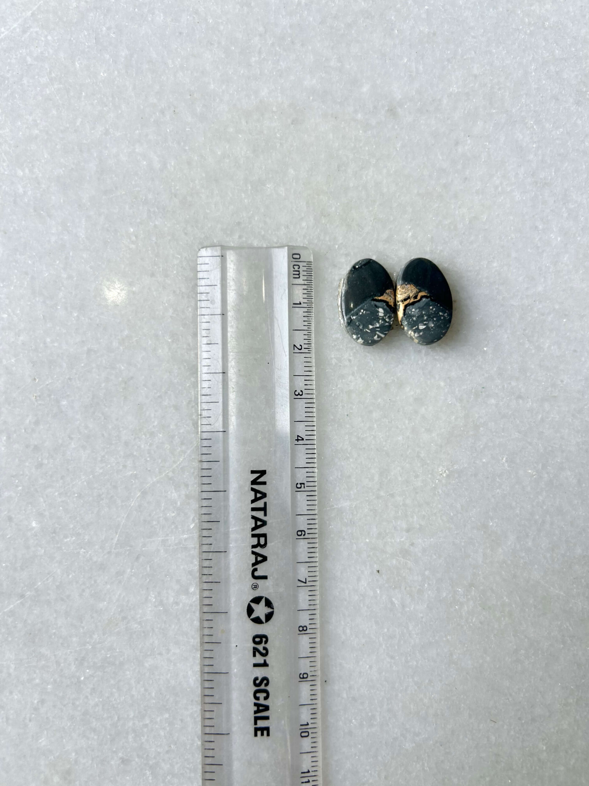 19mm Jasper Cabochon Pair – One of a Kind - Image 2