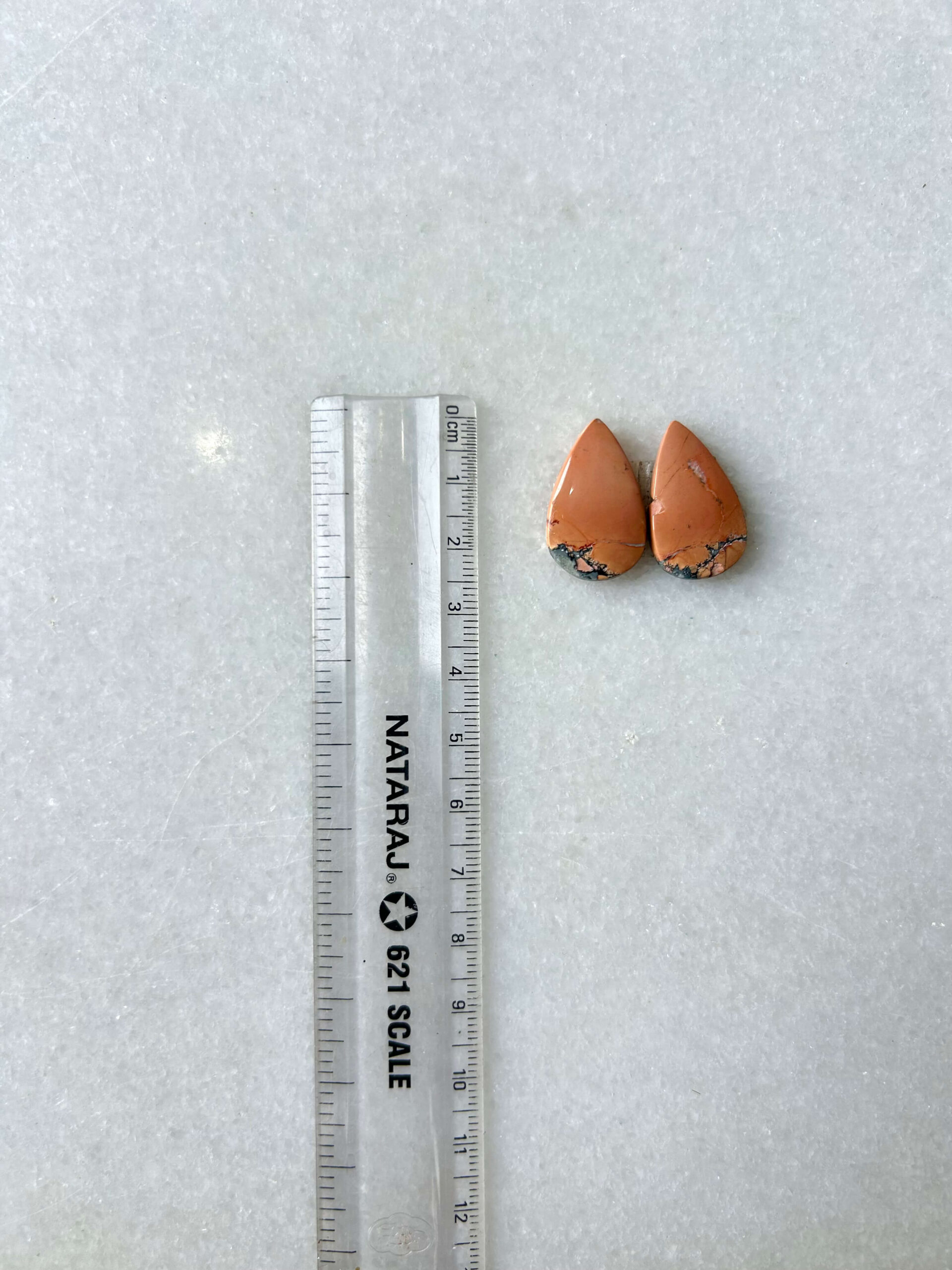 25mm Jasper Cabochon Pair – Discounted Imperfect Piece - Image 2