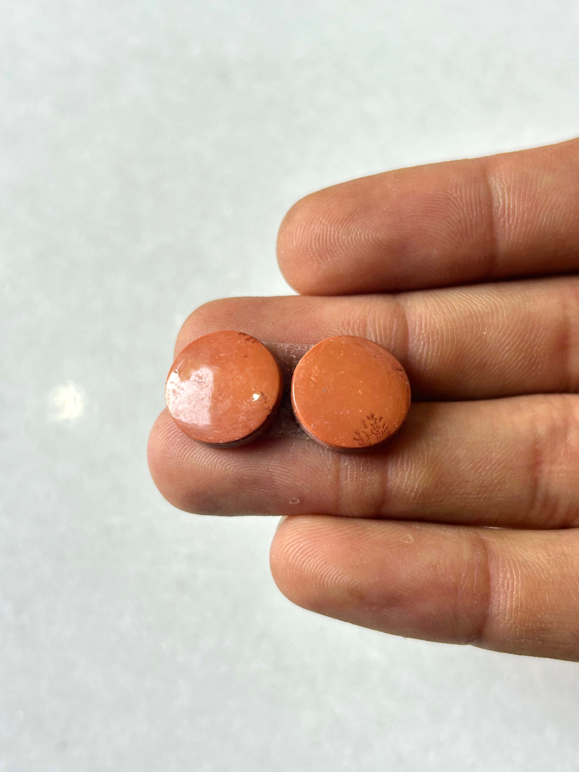 13mm Jasper Cabochon Pair – One of a Kind