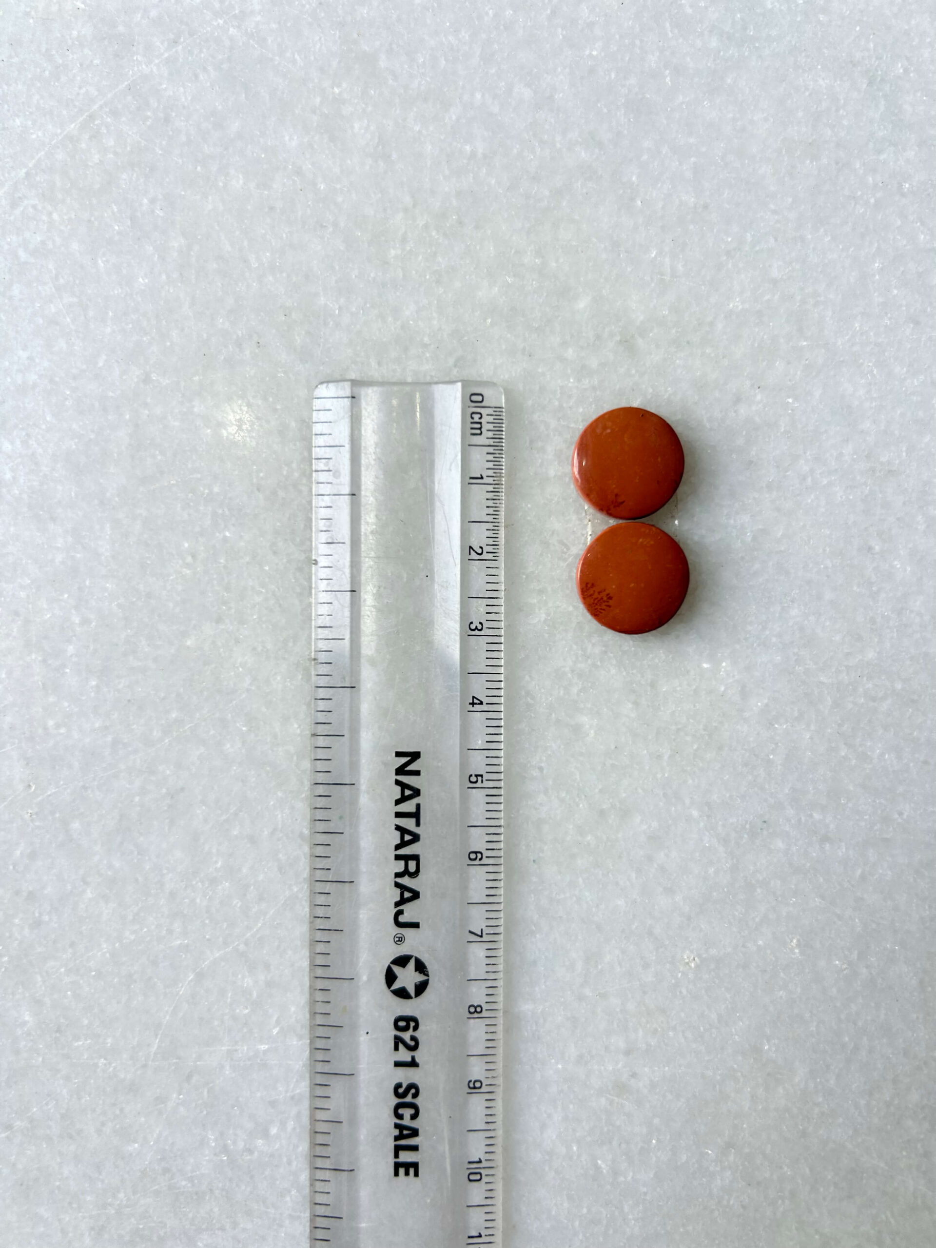 13mm Jasper Cabochon Pair – One of a Kind - Image 2