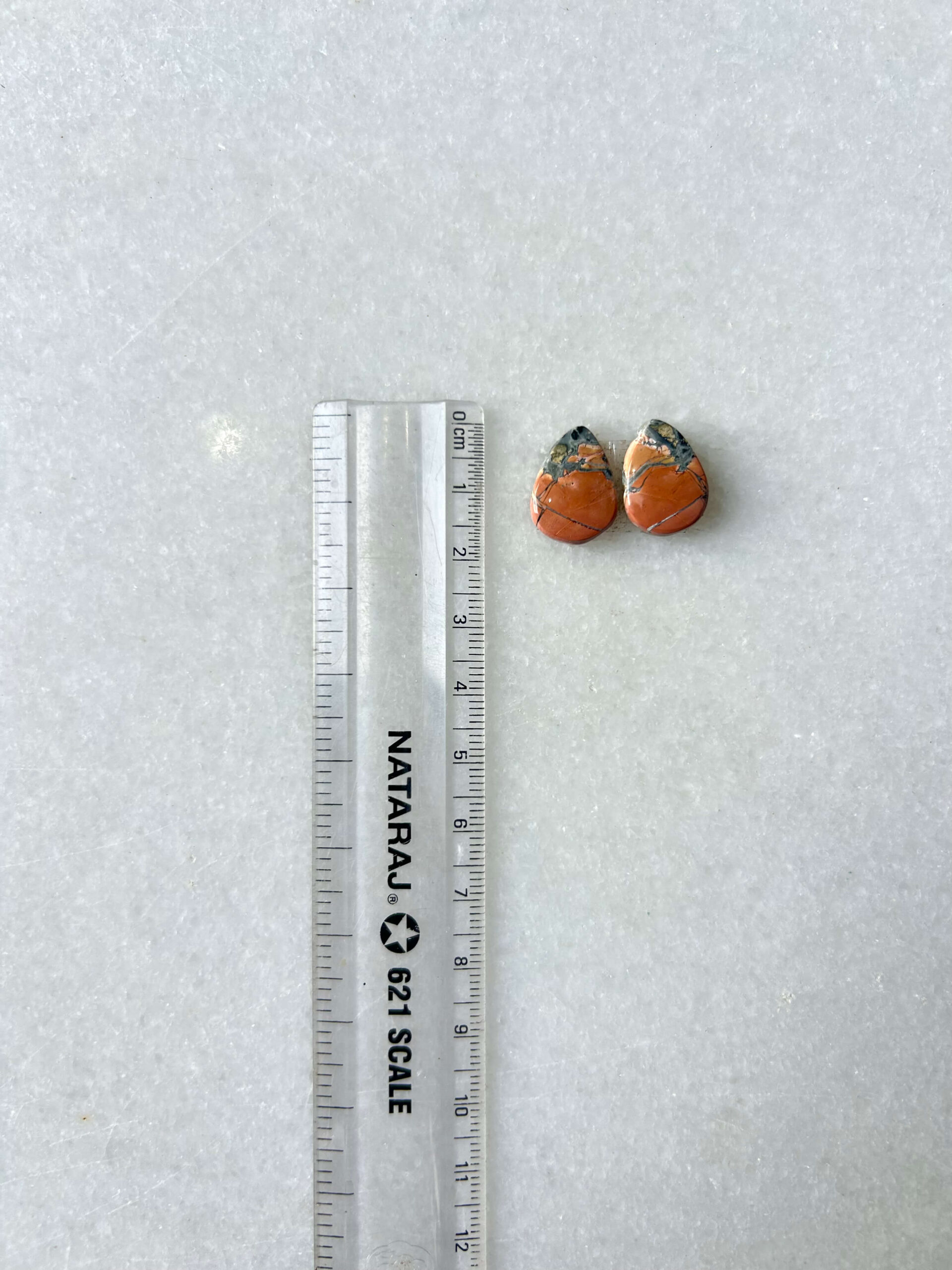 16mm Jasper Cabochon Pair – One of a Kind - Image 2