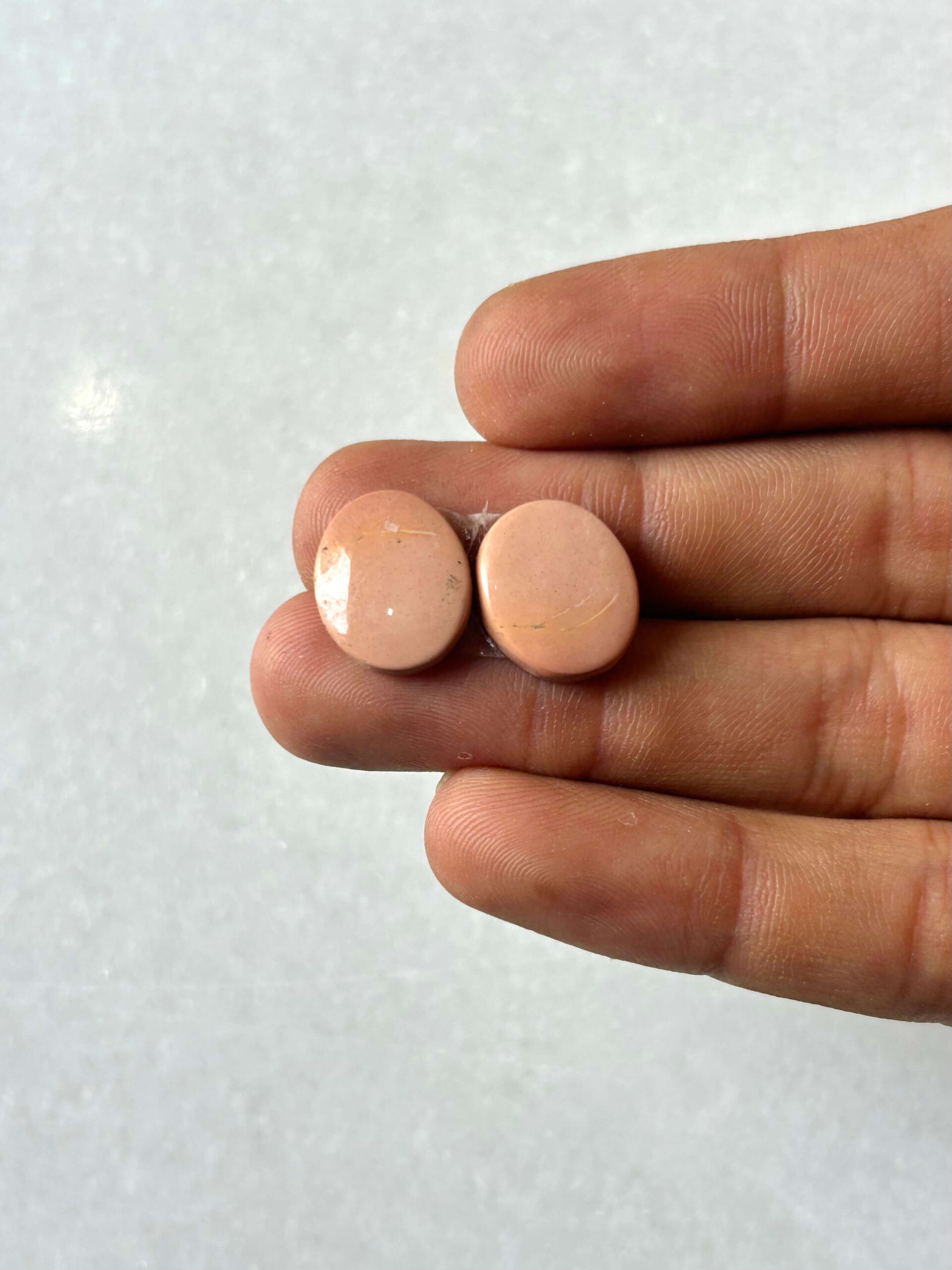 14mm Jasper Cabochon Pair – One of a Kind