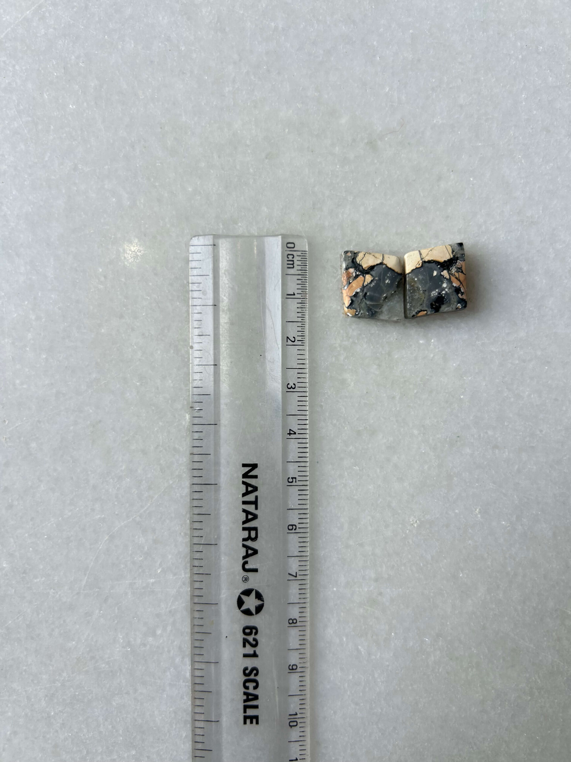 18mm Jasper Cabochon Pair – One of a Kind - Image 2