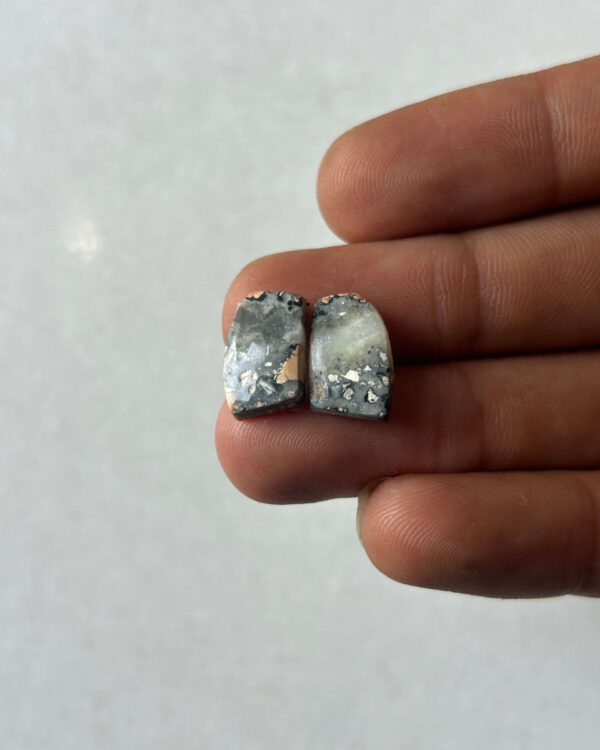 13mm Jasper Cabochon Pair – One of a Kind